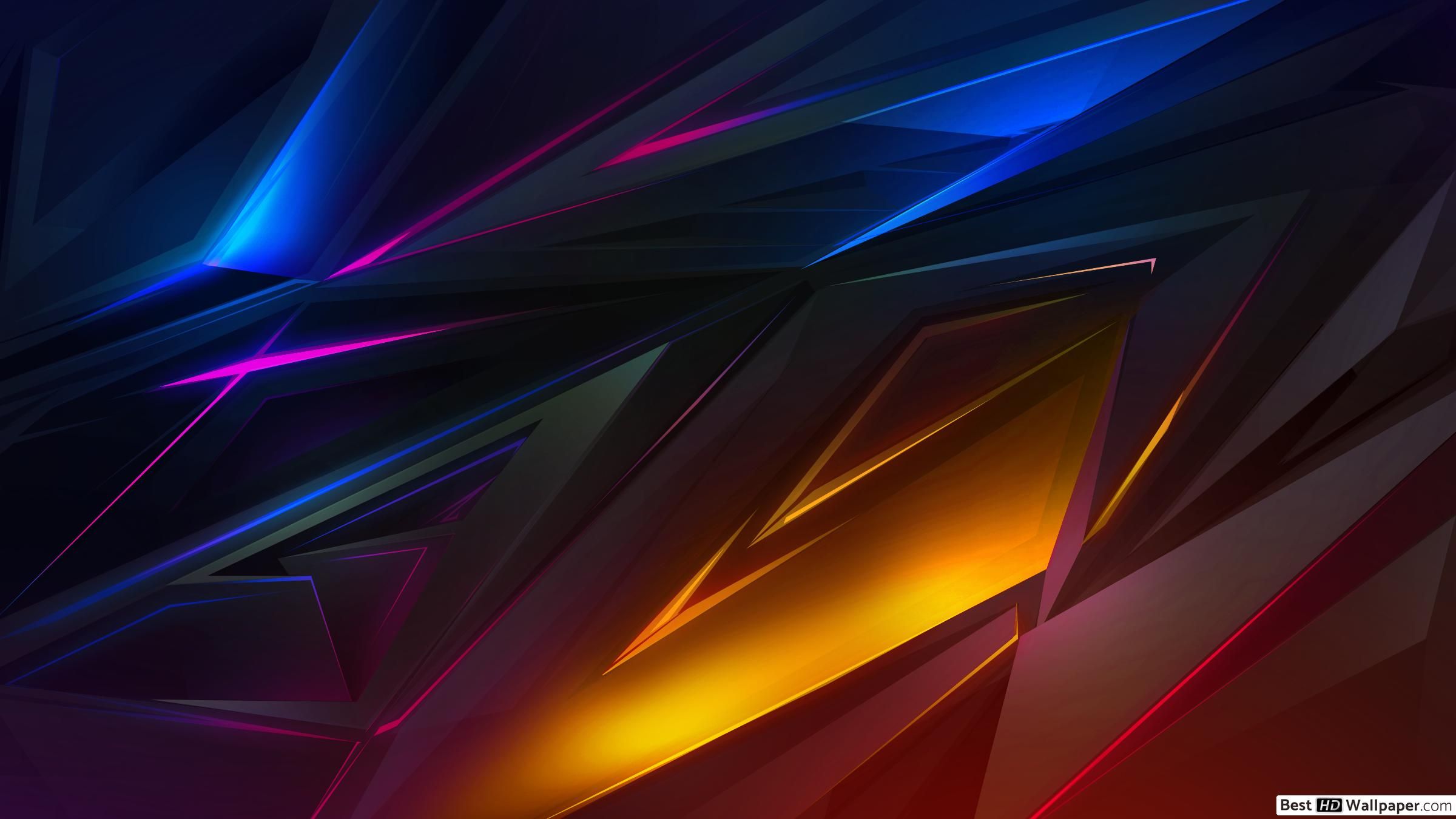 Neon Geometric Wallpapers Wallpaper Cave
