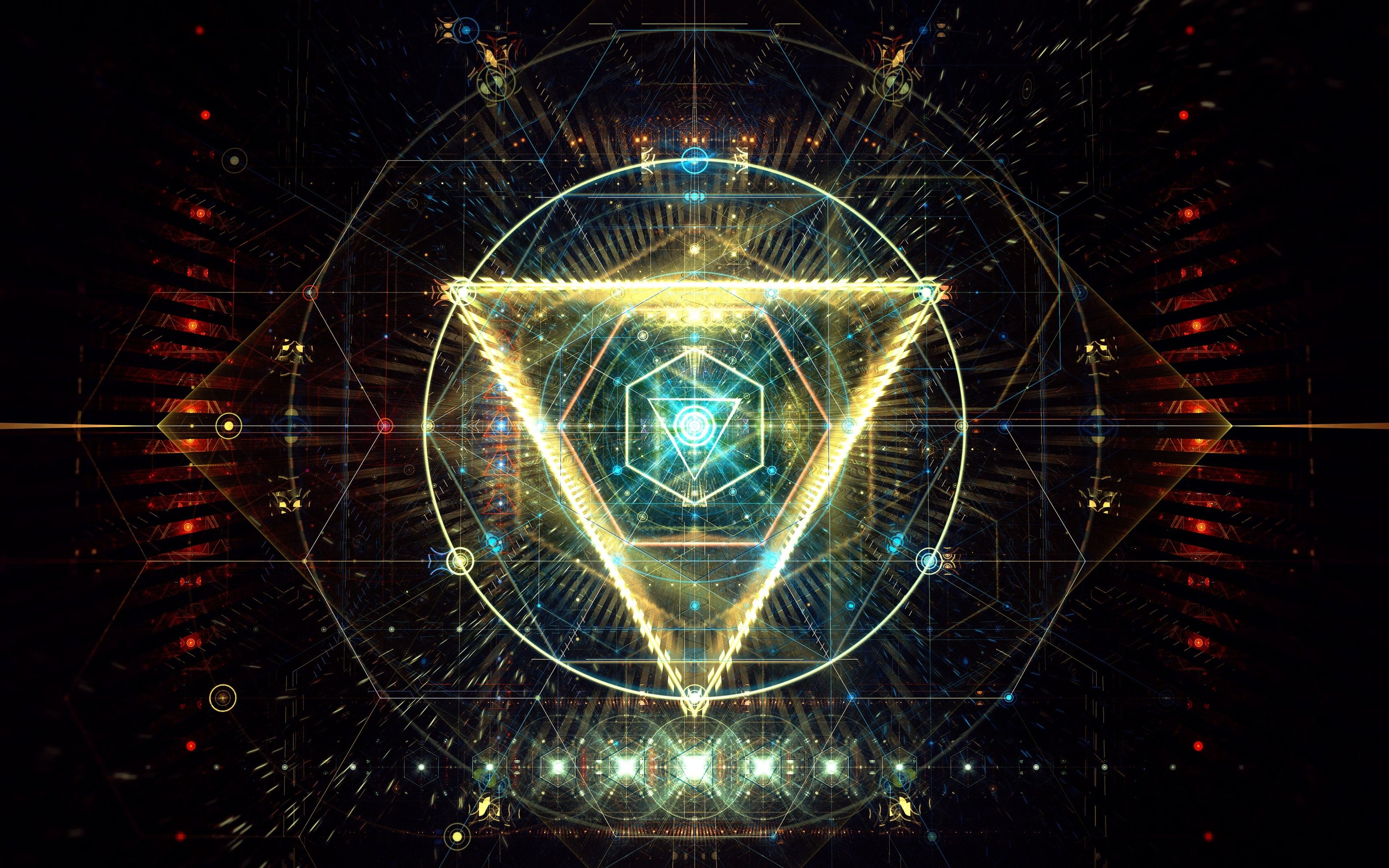 Neon Geometric HD Wallpapers Wallpaper Cave