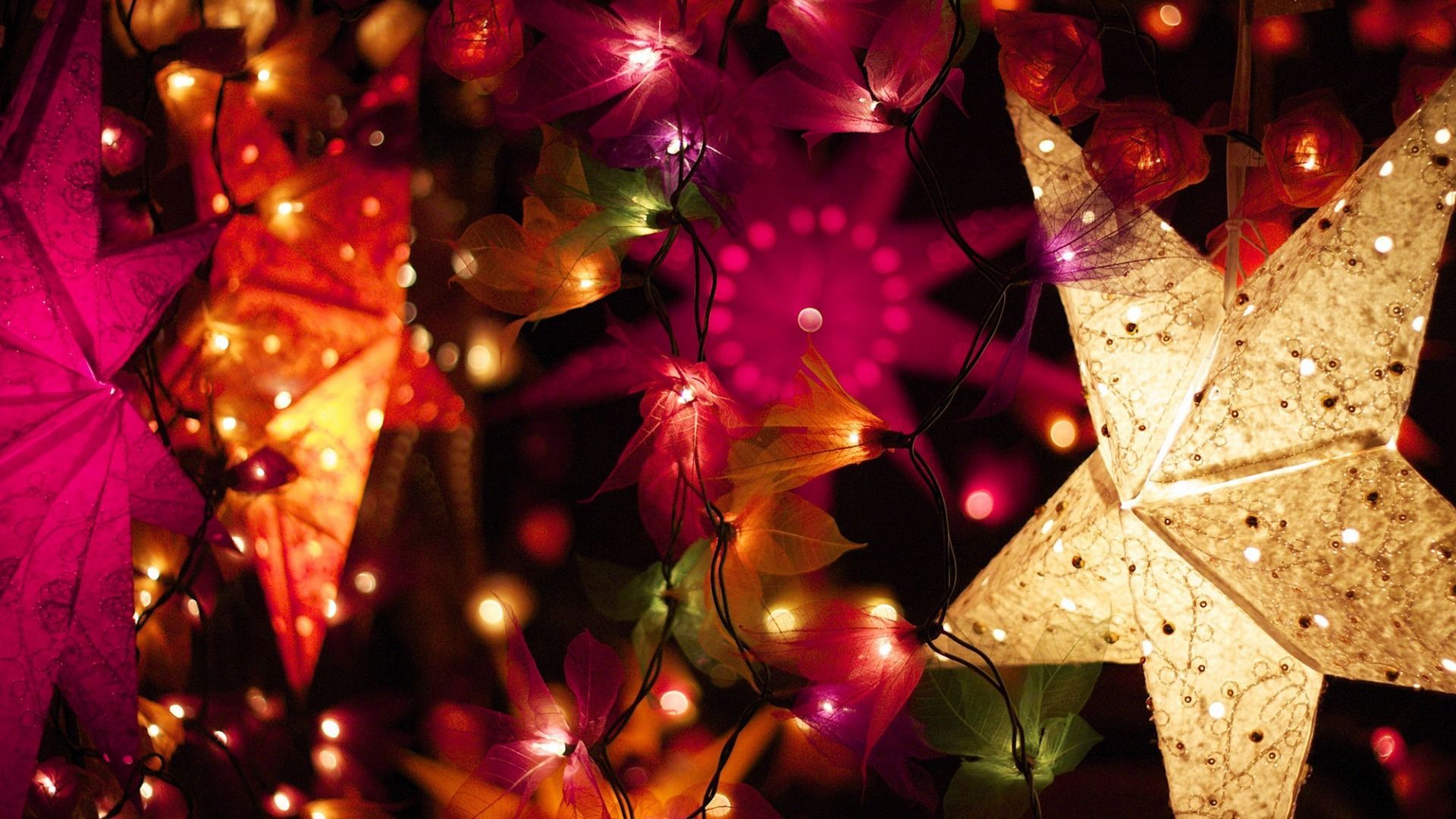 Colorful Star Lights Wallpapers Wallpaper Cave