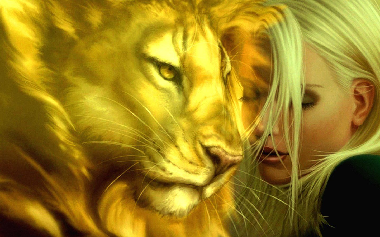 Women Lions Wallpapers Wallpaper Cave