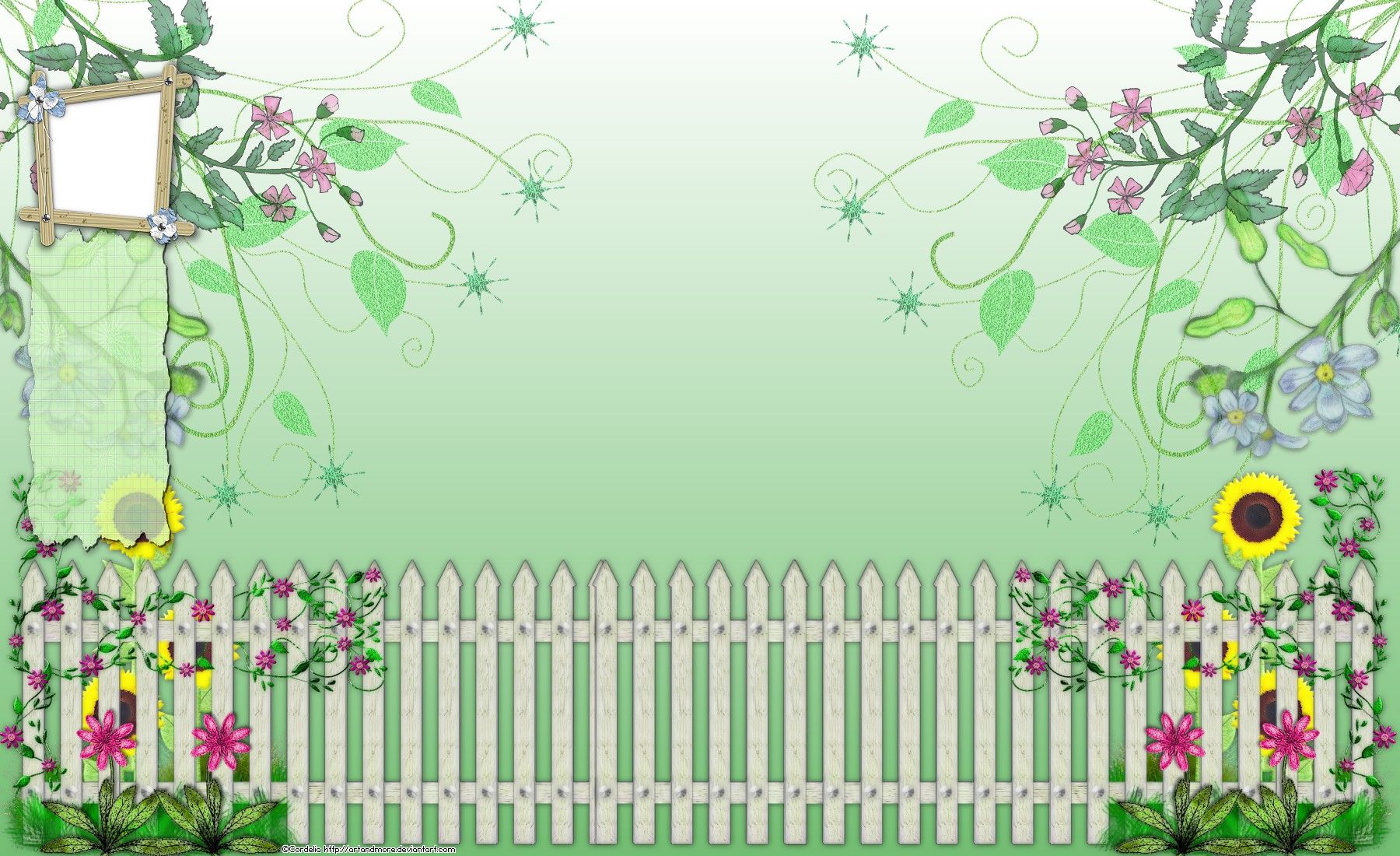 Flower Garden Art Wallpapers Wallpaper Cave