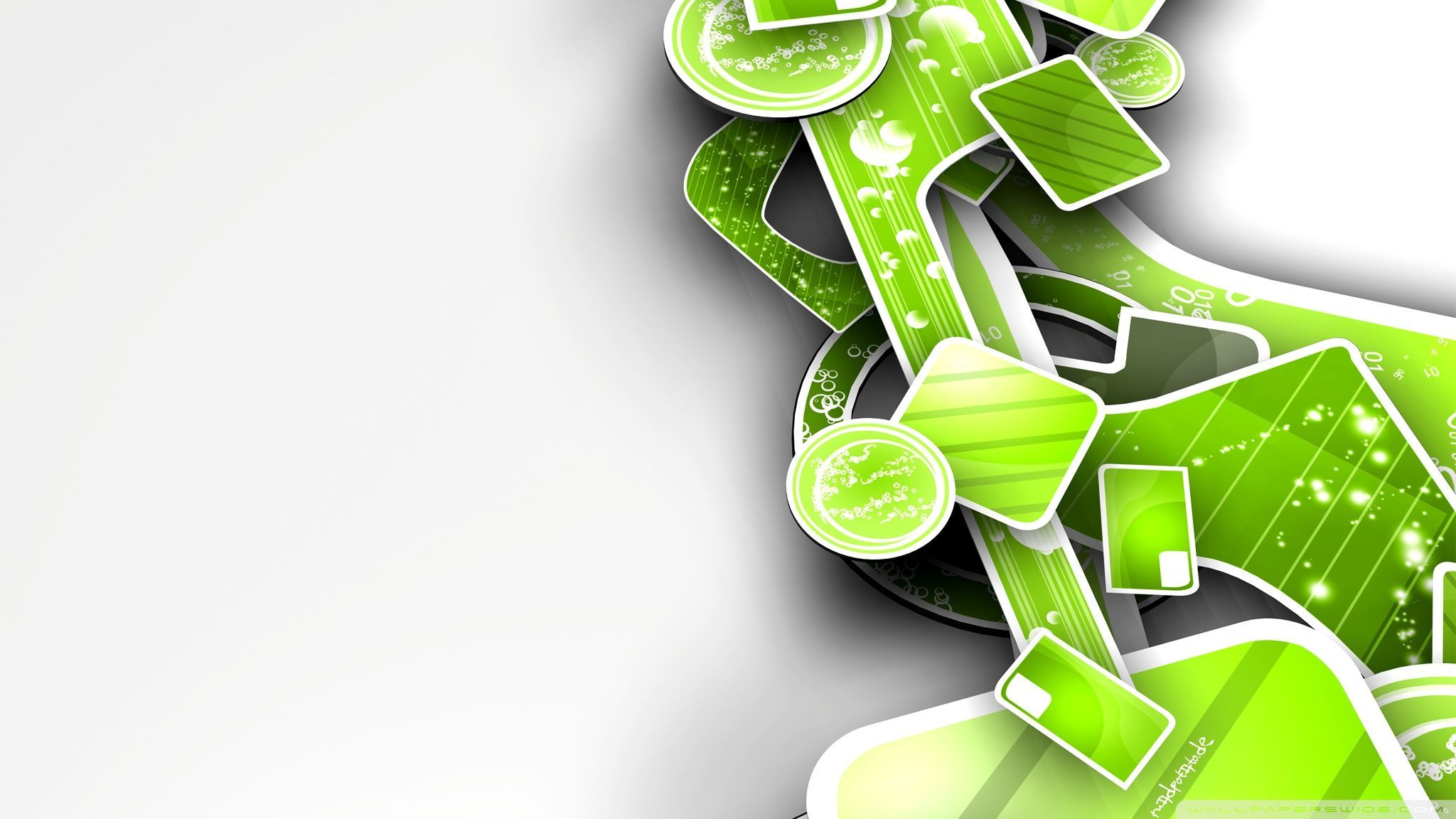 White And Green Ultra HD Wallpapers Wallpaper Cave