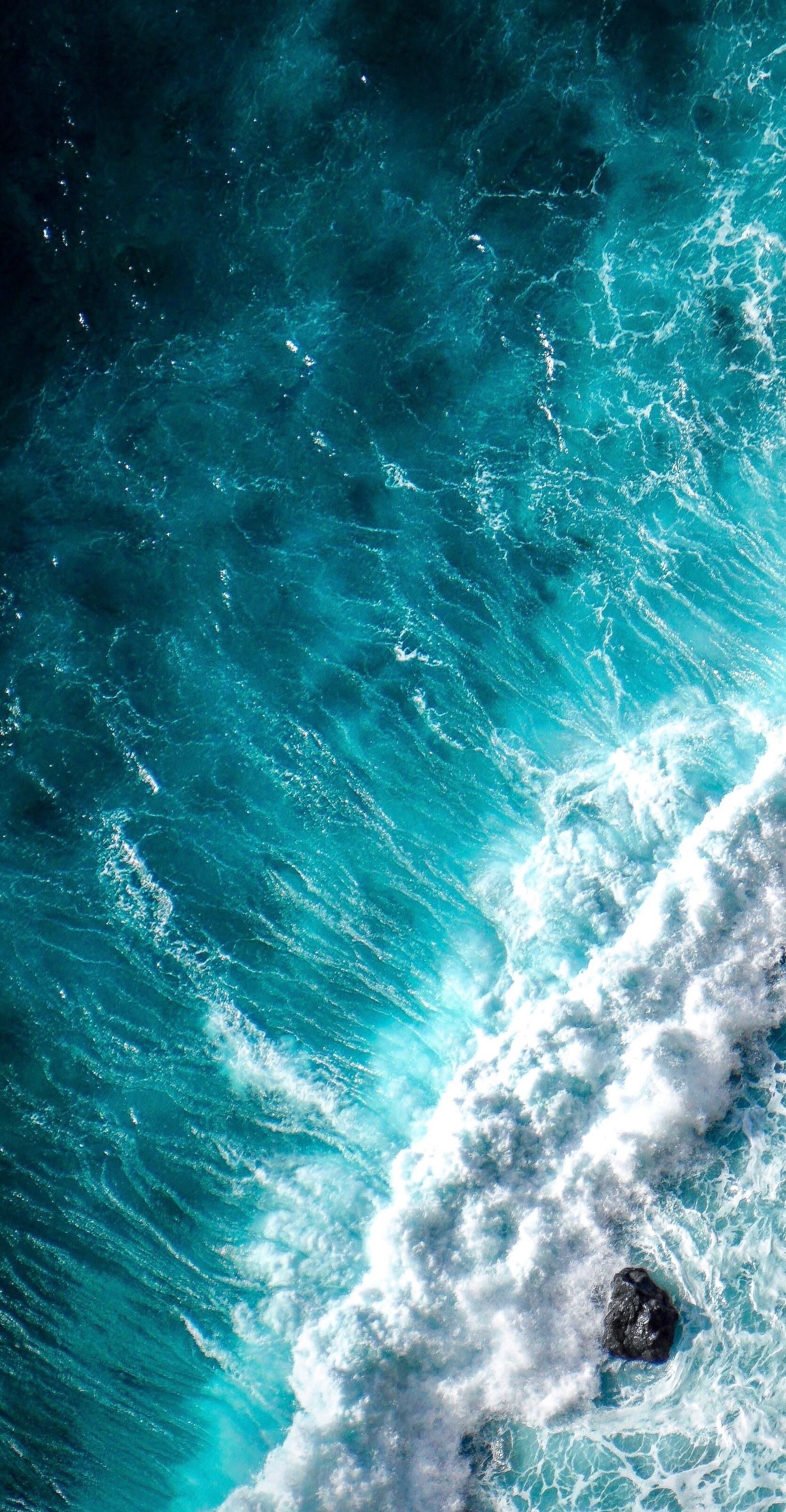 Ocean Waters Aerial View 4k Wallpapers Wallpaper Cave