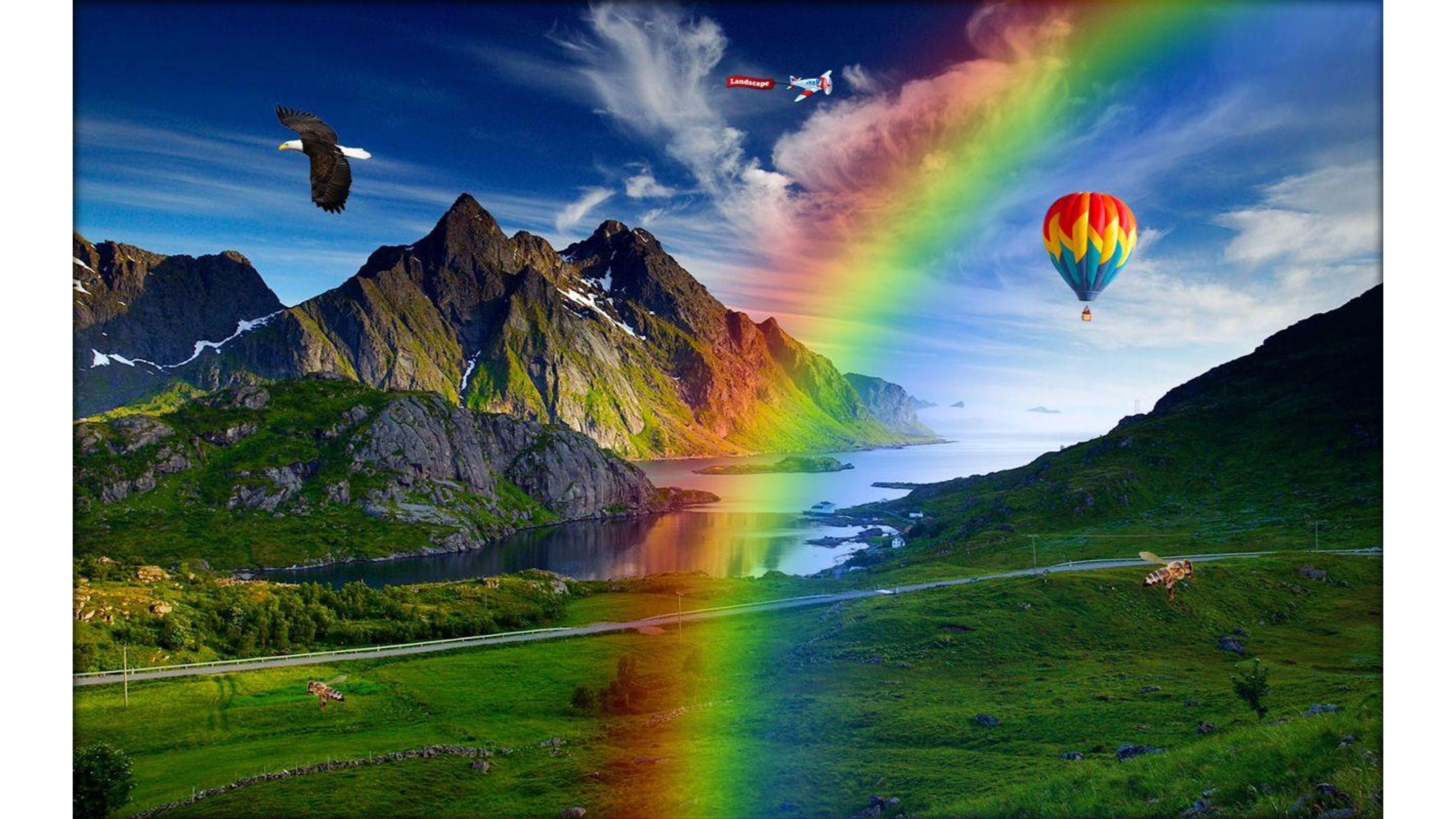 Rainbow Landscape Ultra HD Wallpapers Wallpaper Cave
