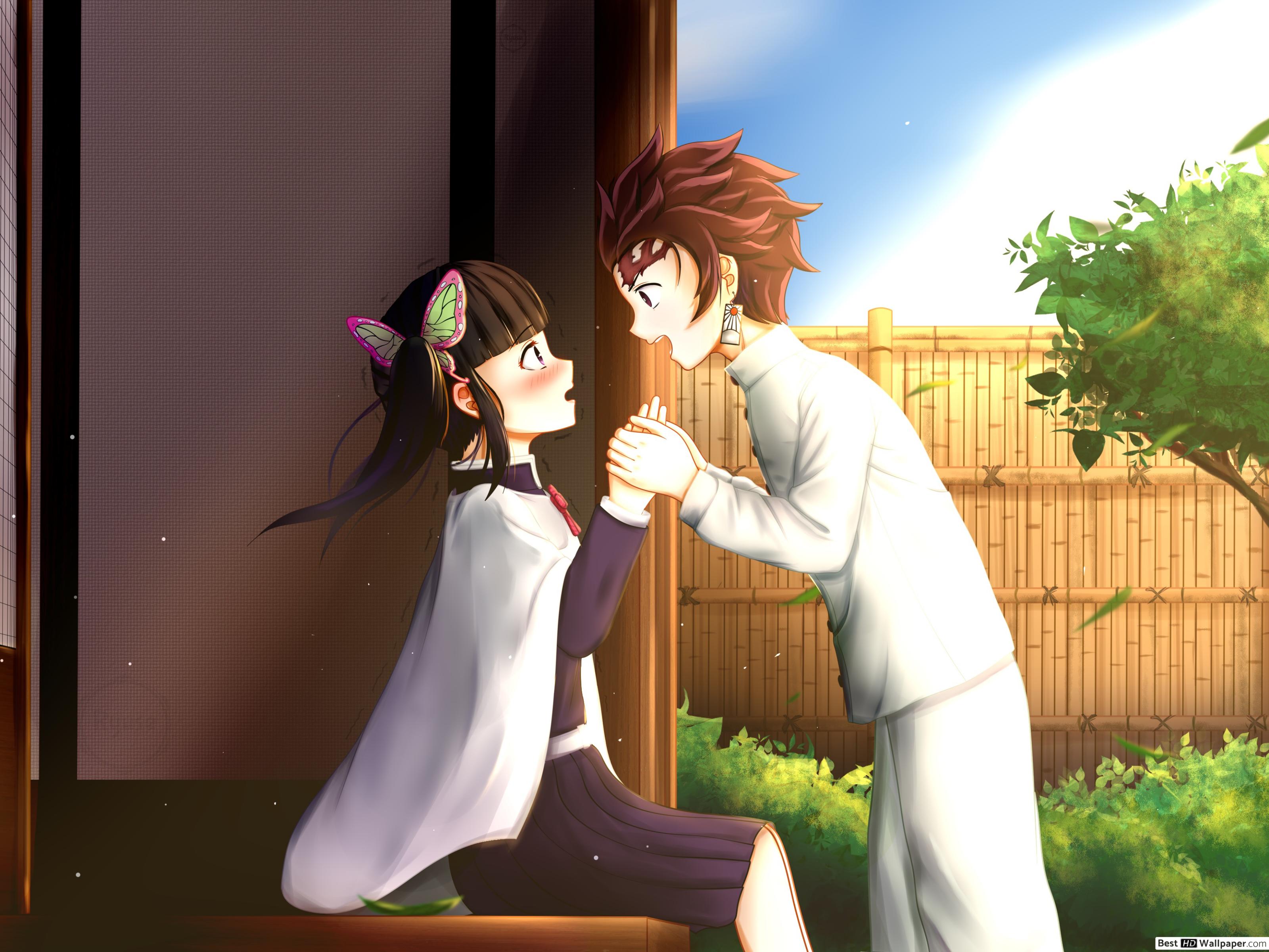 Kanao And Tanjiro Wallpapers Wallpaper Cave