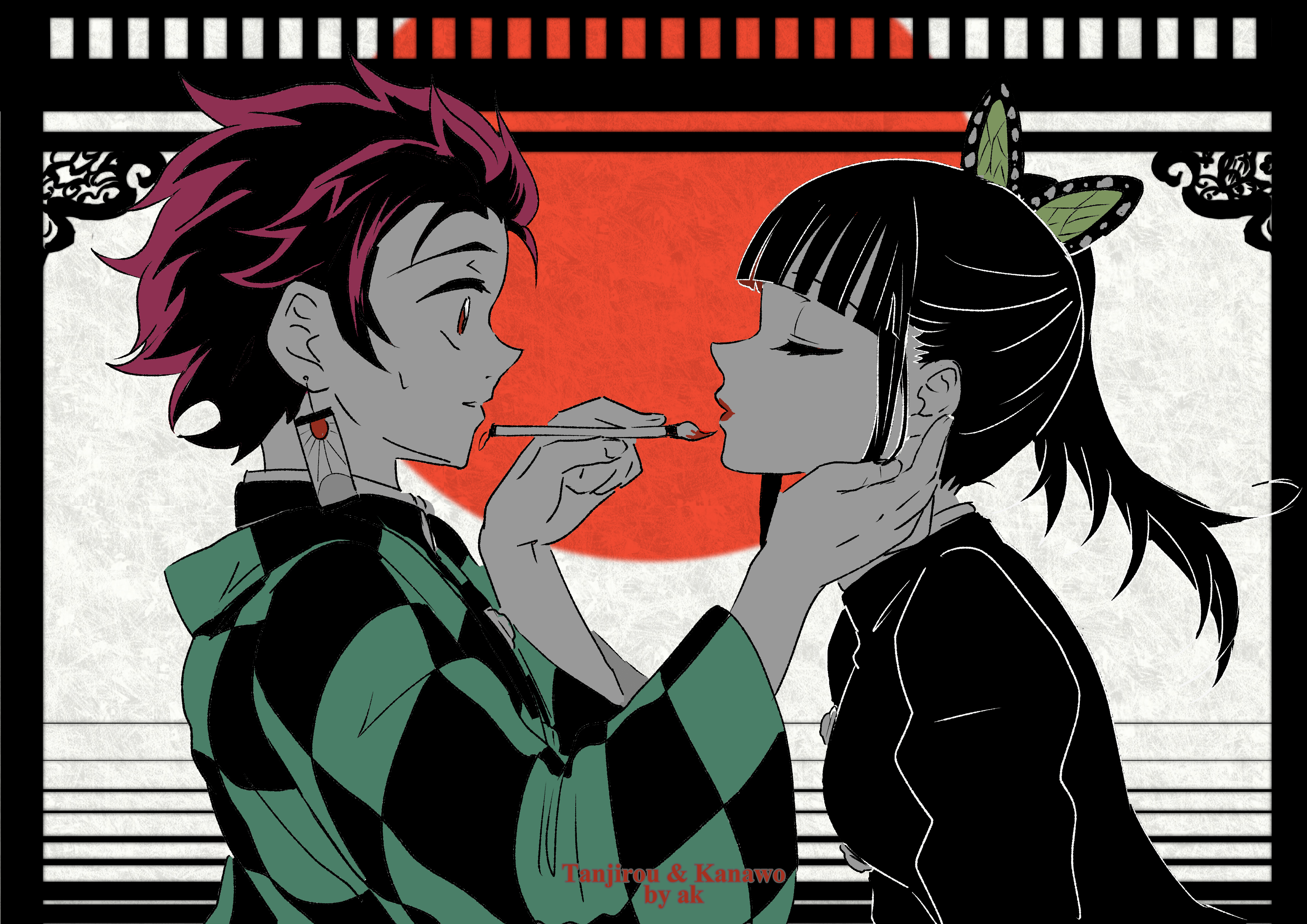 Kanao And Tanjiro Wallpapers Wallpaper Cave
