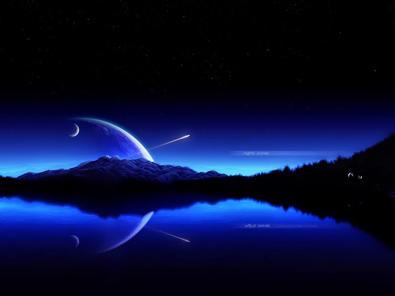 Cool Desktop Night Wallpapers Wallpaper Cave