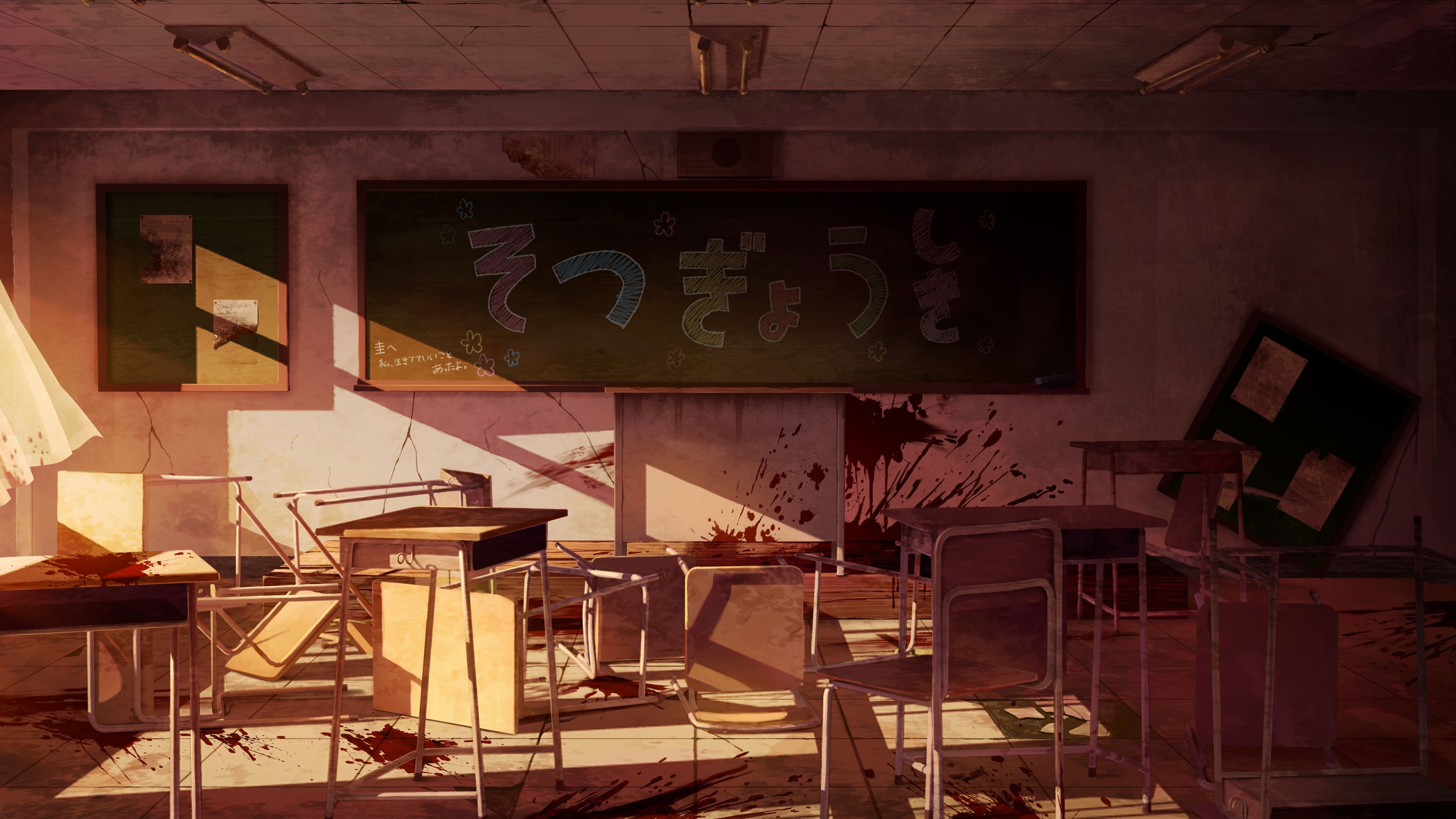 Anime Classroom Wallpapers Wallpaper Cave