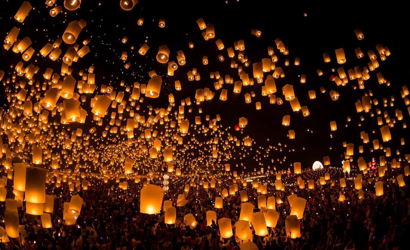 Sky Lantern Wallpapers Wallpaper Cave