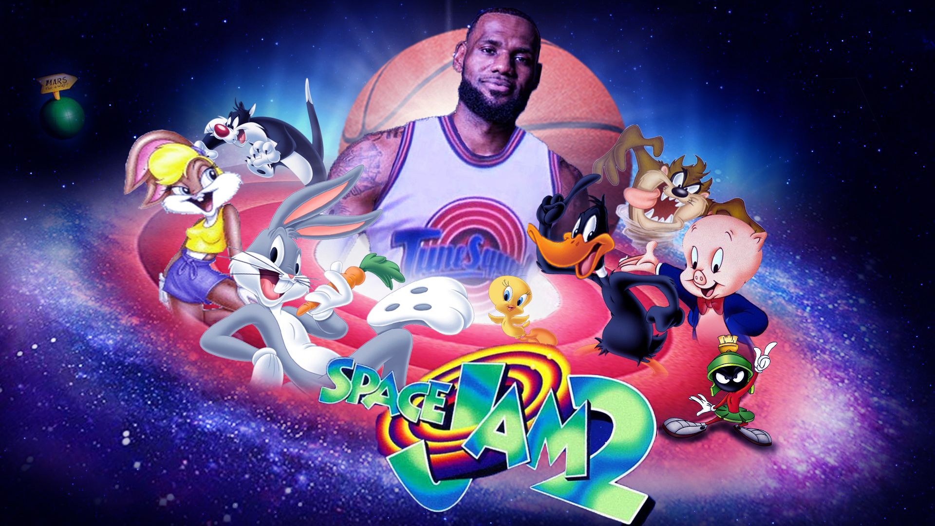 Space Jam Desktop Wallpapers Wallpaper Cave