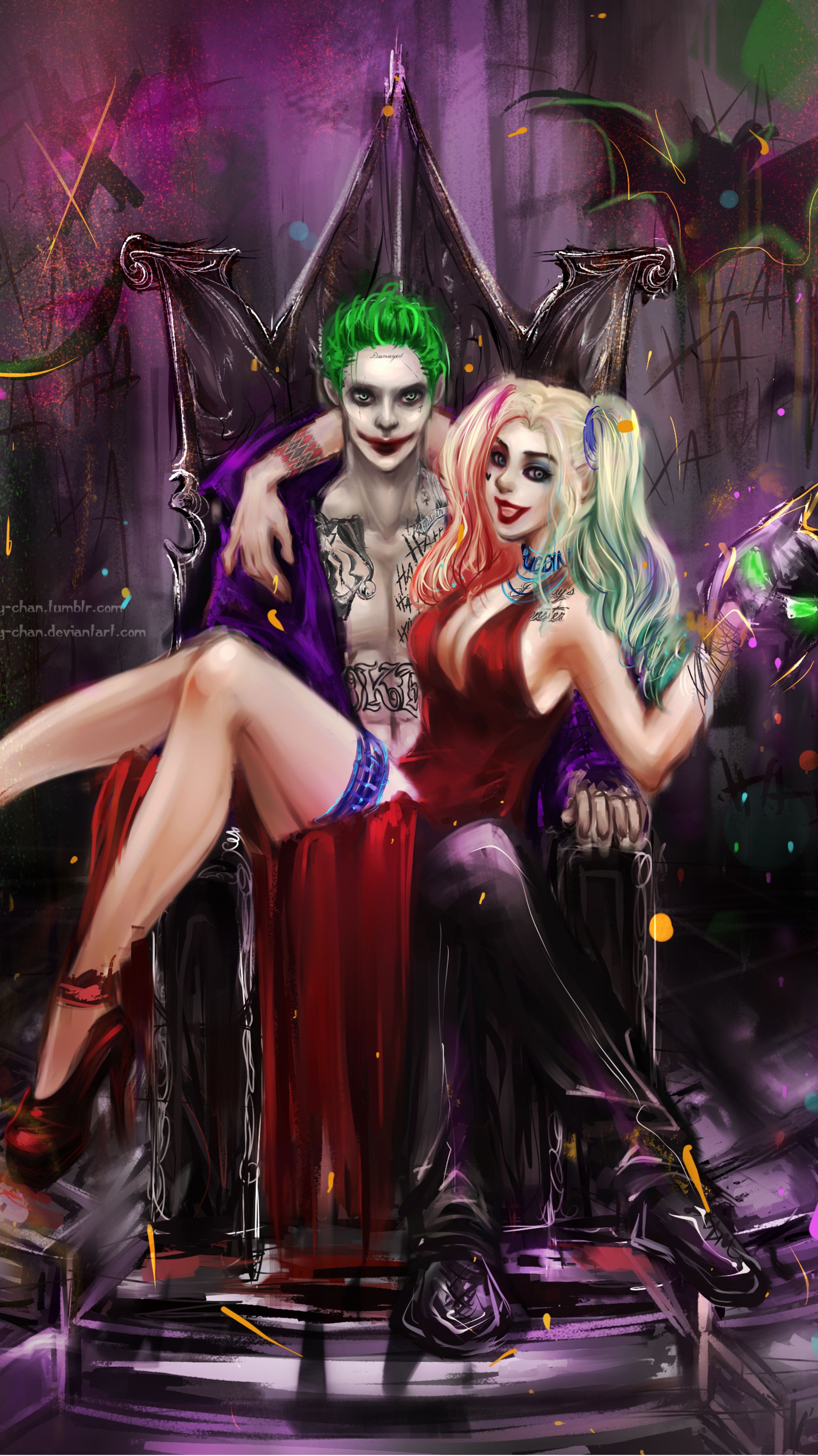 Harley Quinn And Joker Wallpaper