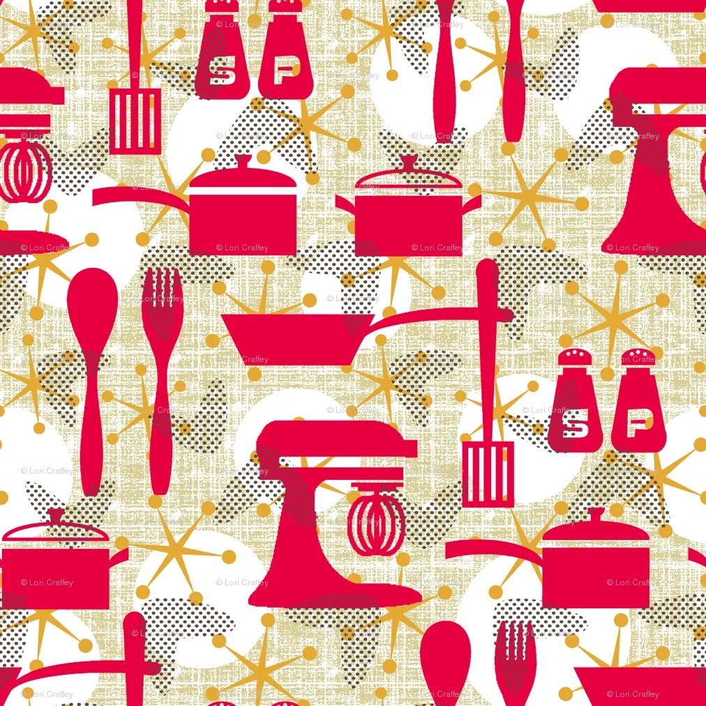Vintage Baking Wallpaper