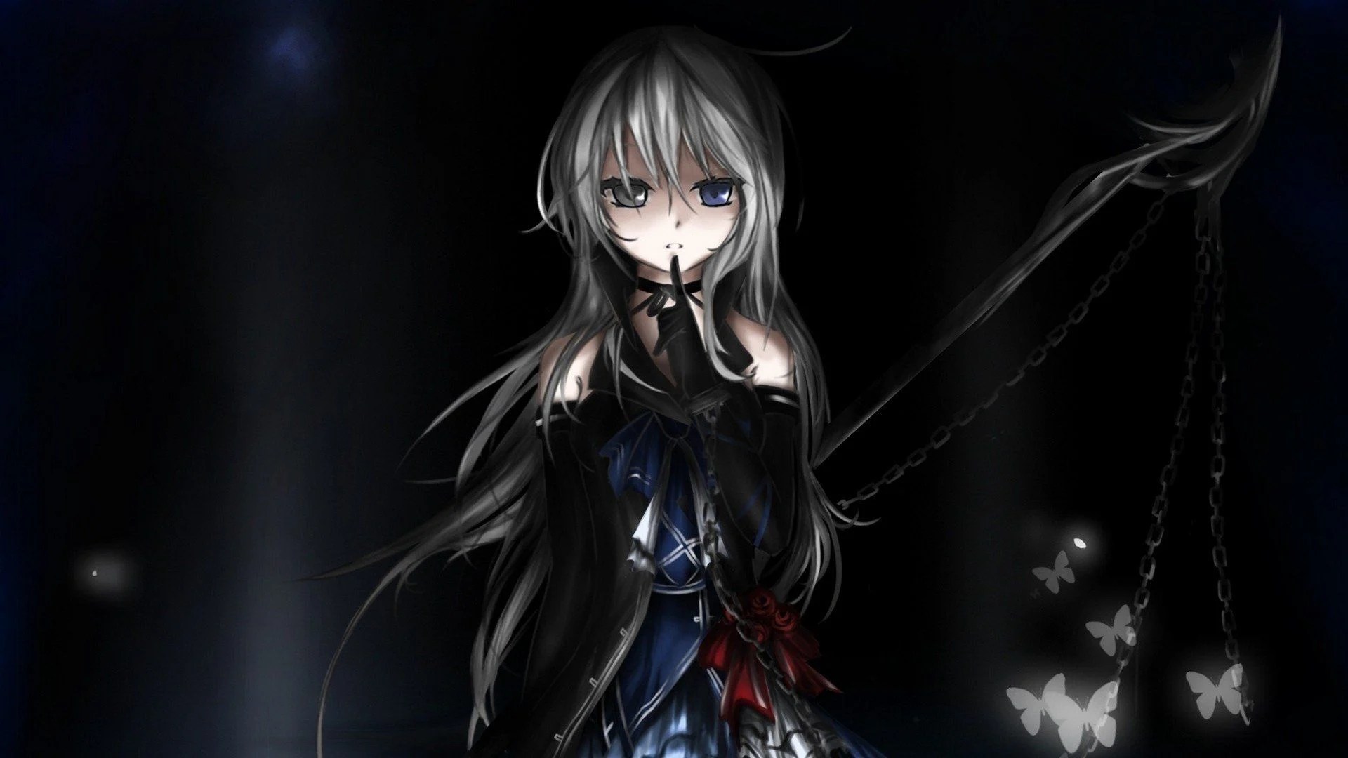 Dark Girl Anime Wallpapers Wallpaper Cave
