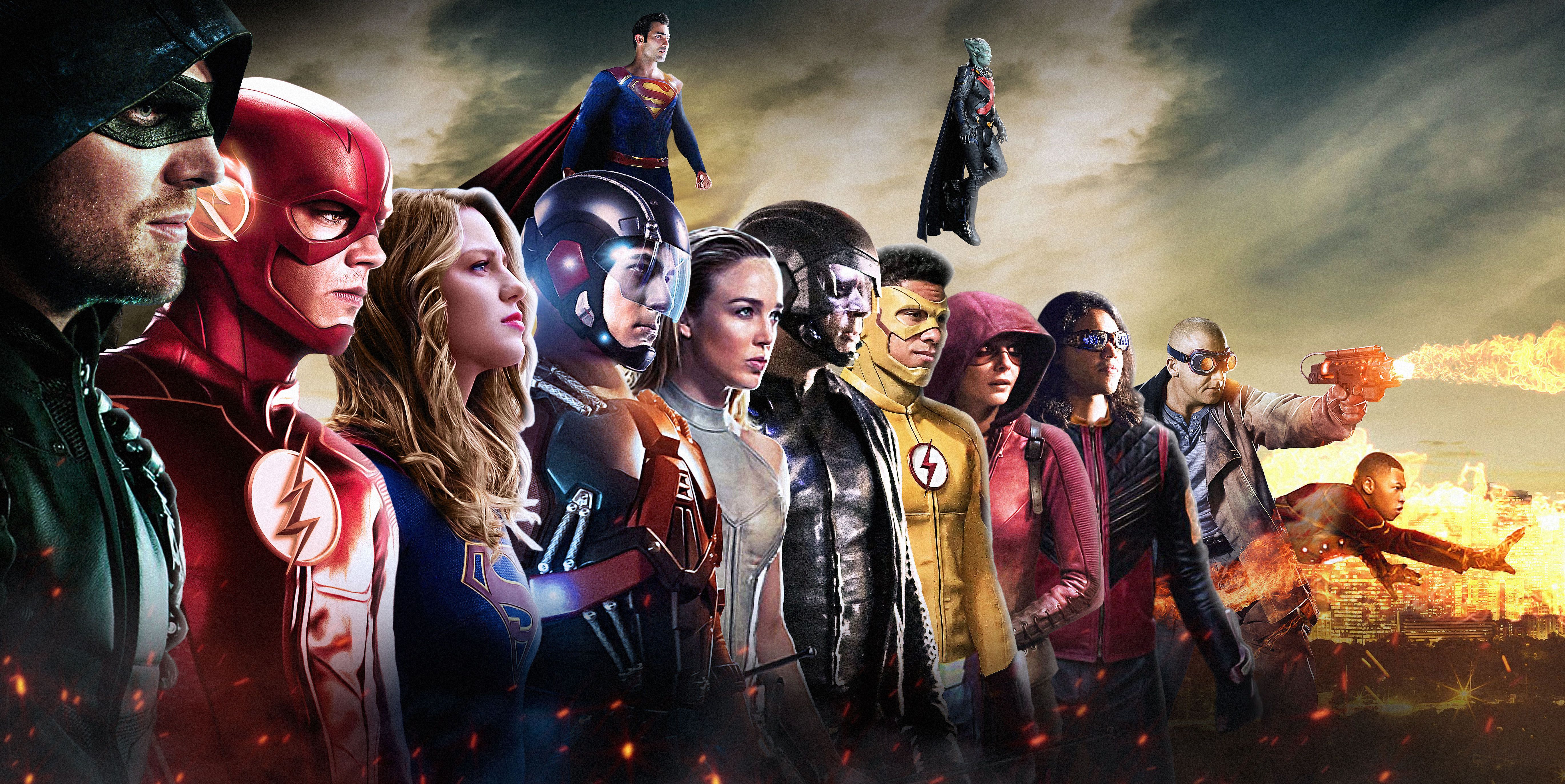Green Arrow, Flash And Supergirl Wallpapers Wallpaper Cave
