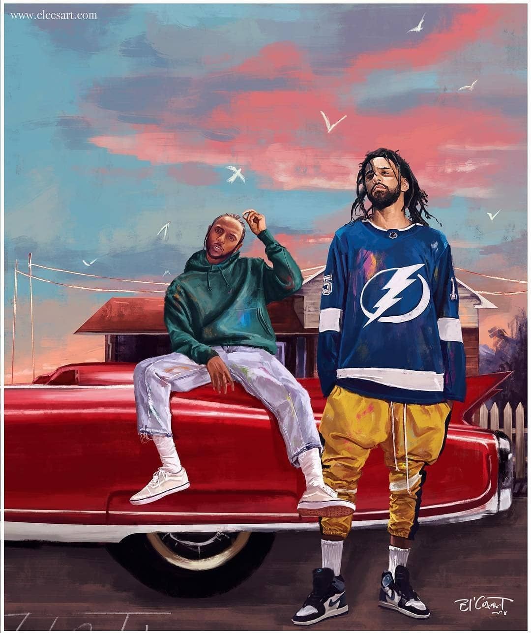 J Cole Cartoon Wallpapers Wallpaper Cave