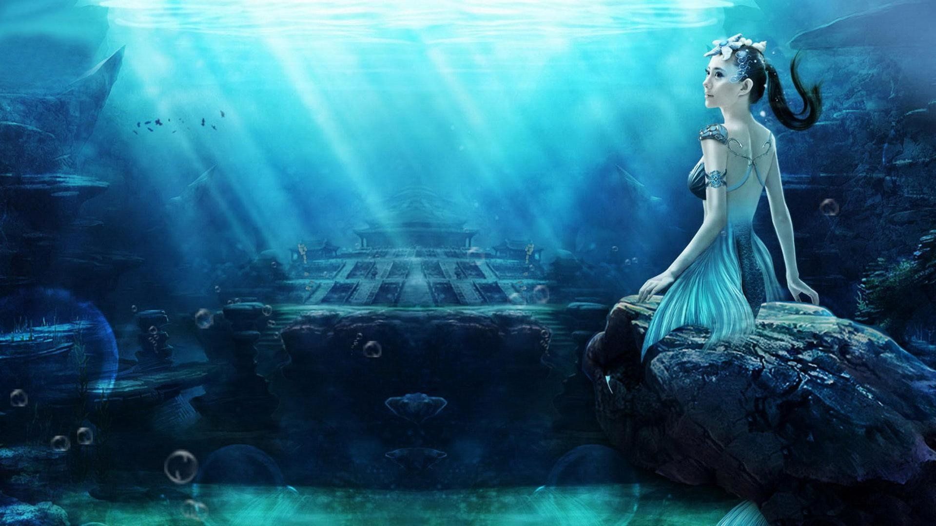 Underwater Mermaid Wallpapers Wallpaper Cave