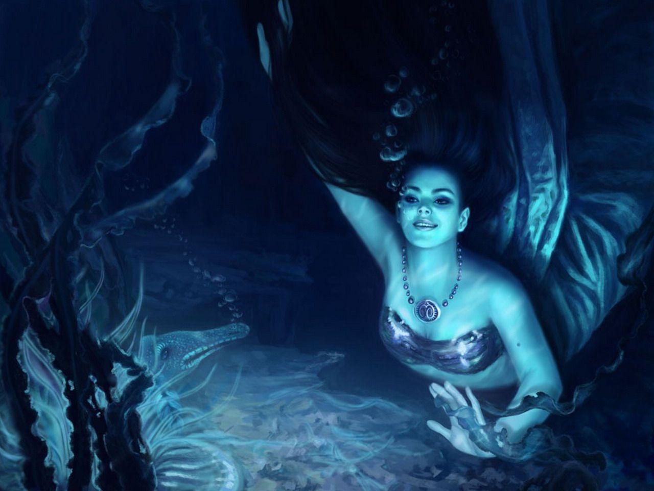 Underwater Mermaid Wallpapers Wallpaper Cave