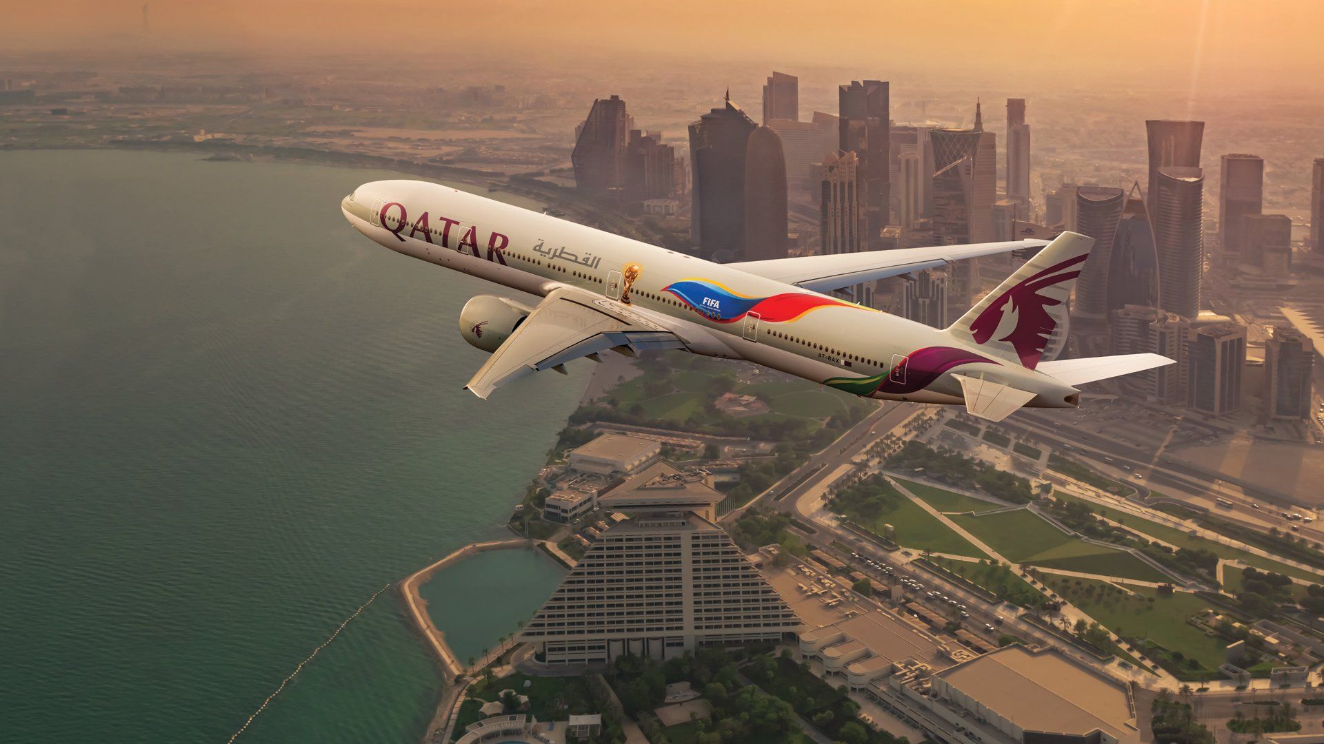 Qatar Airways Desktop Pics Wallpapers Wallpaper Cave