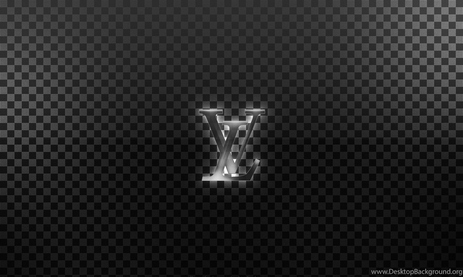 Louis Vuitton Logo Wallpaper Black