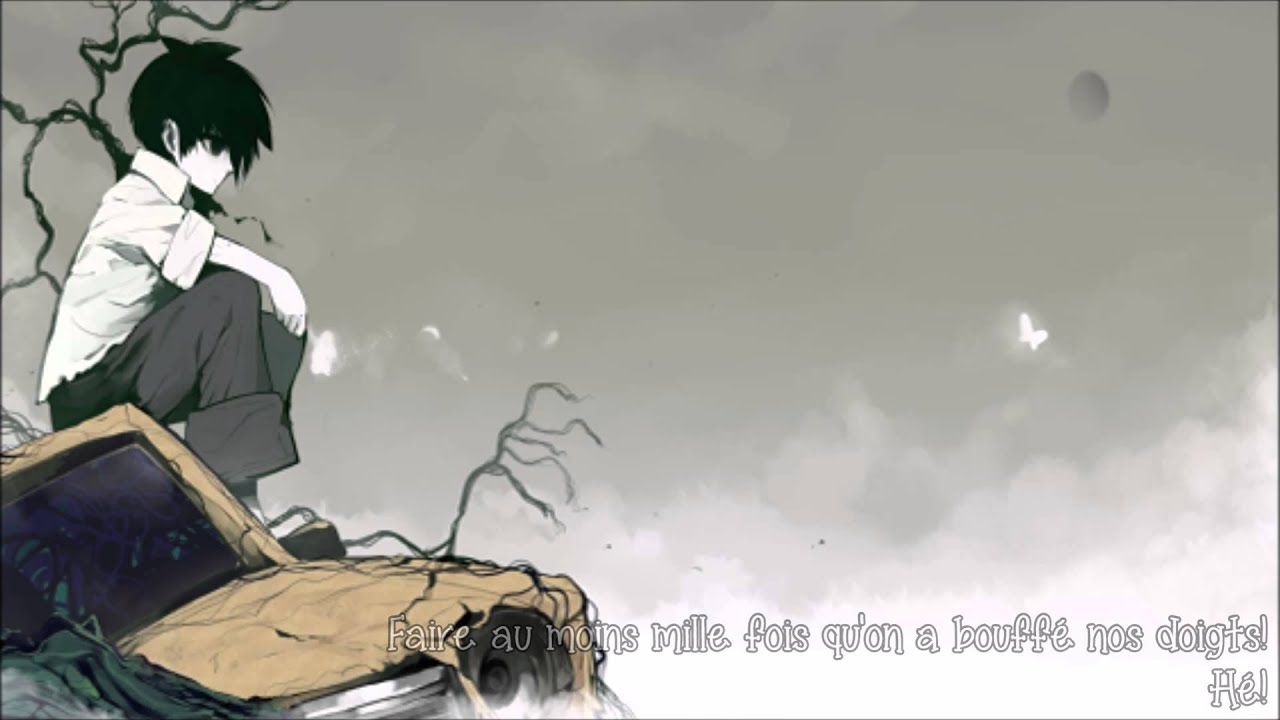 Anime Boy Sitting Alone Wallpapers Wallpaper Cave