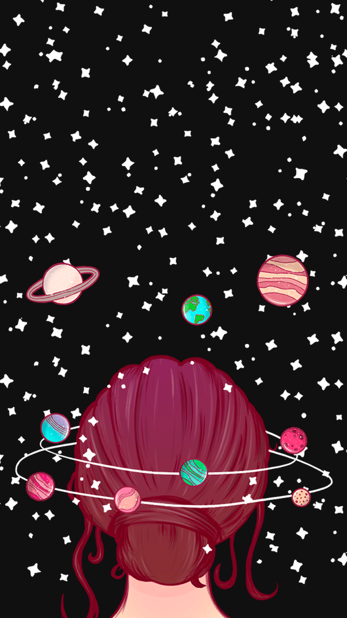 Galaxy Cartoon Wallpapers Wallpaper Cave