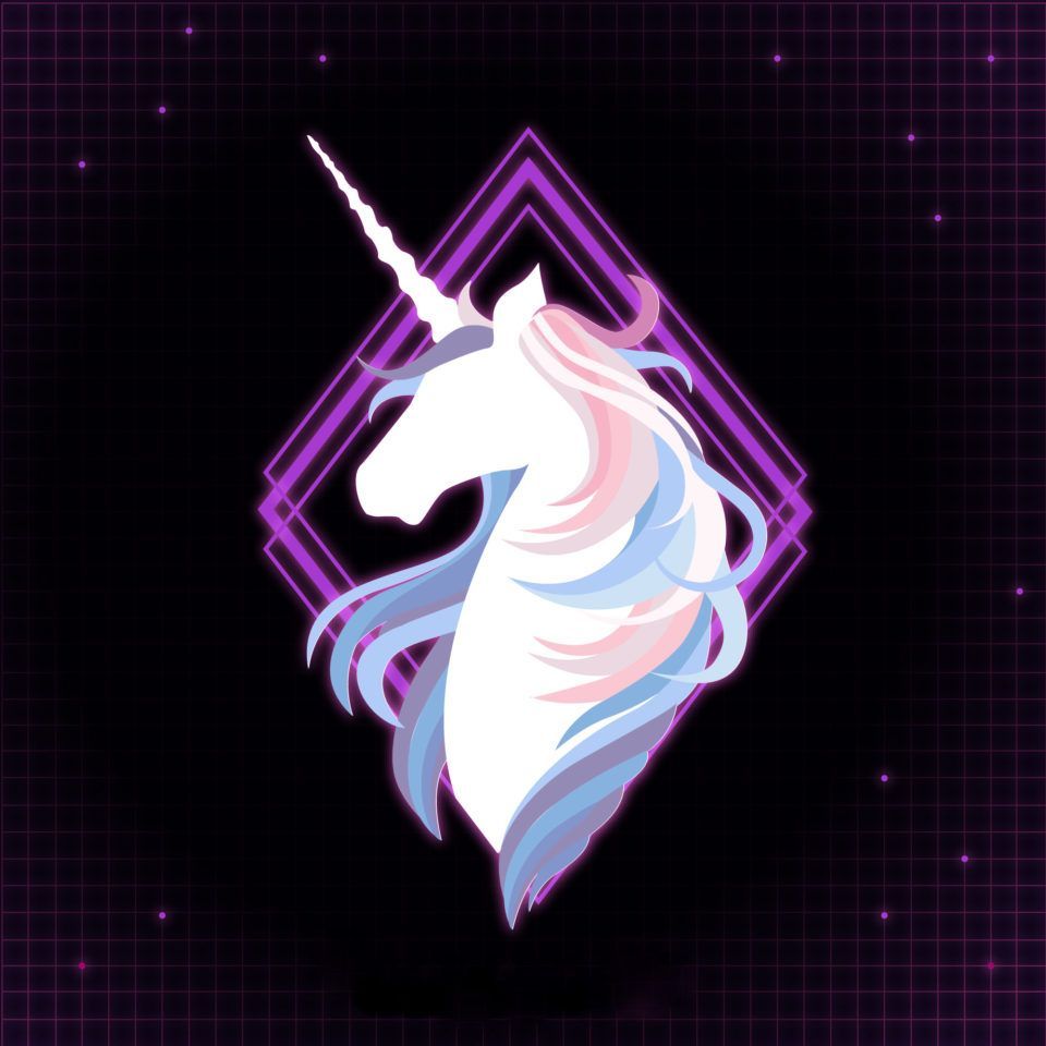 Glowing Unicorn Wallpapers Wallpaper Cave