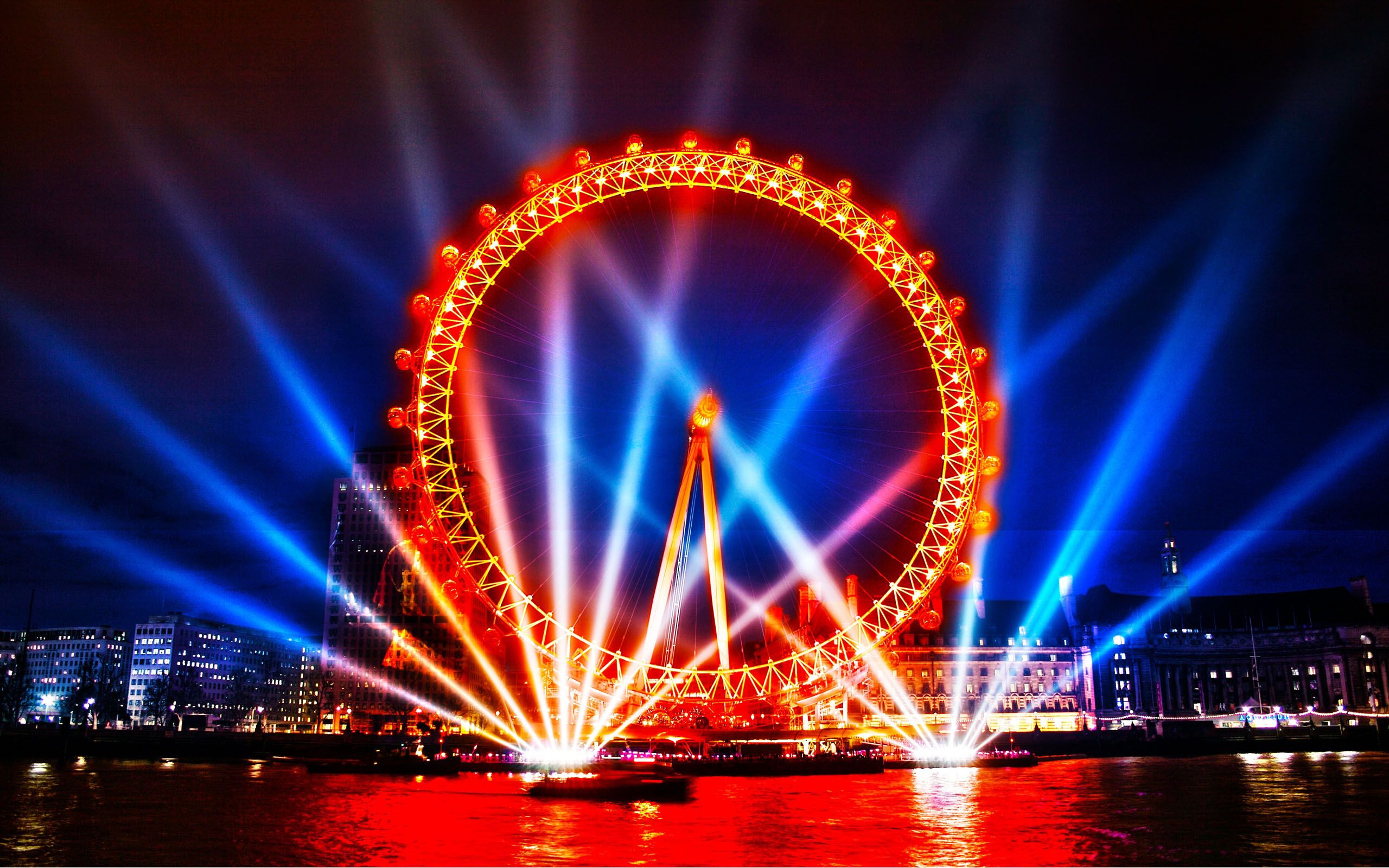 London Eye At Night Wallpapers Wallpaper Cave