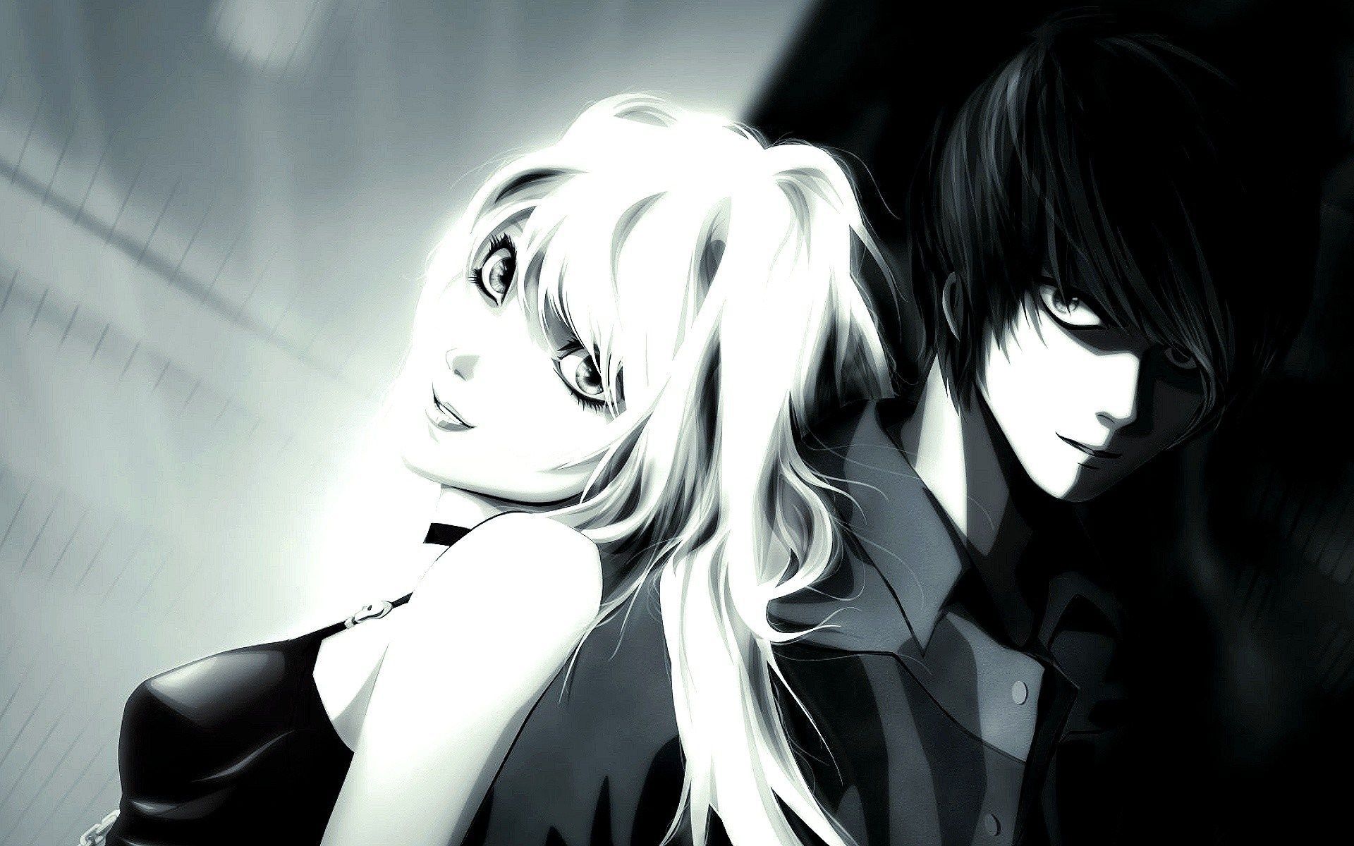 Best Anime Black And White Death Note Wallpapers Wallpaper Cave