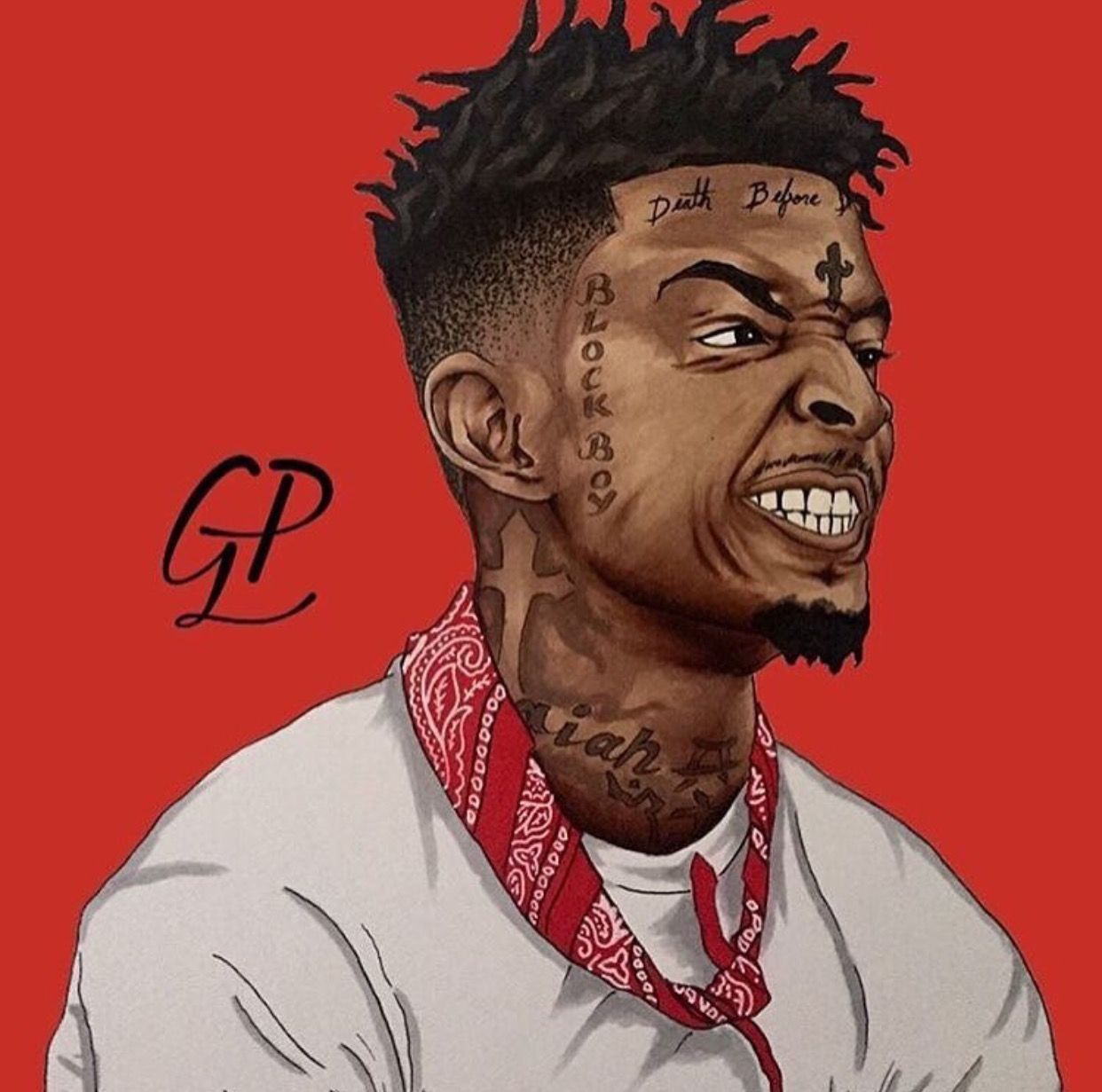 21 Savage Cartoon Wallpapers Wallpaper Cave