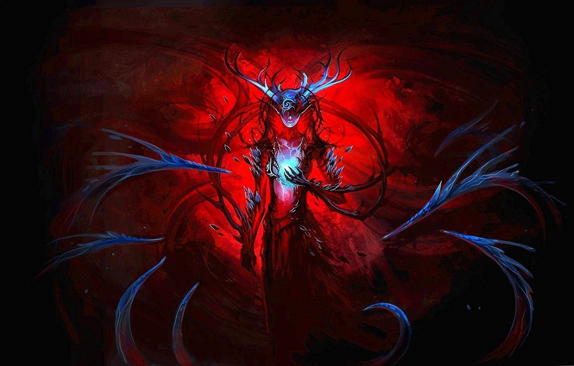 Demon Wolf Wallpapers Wallpaper Cave