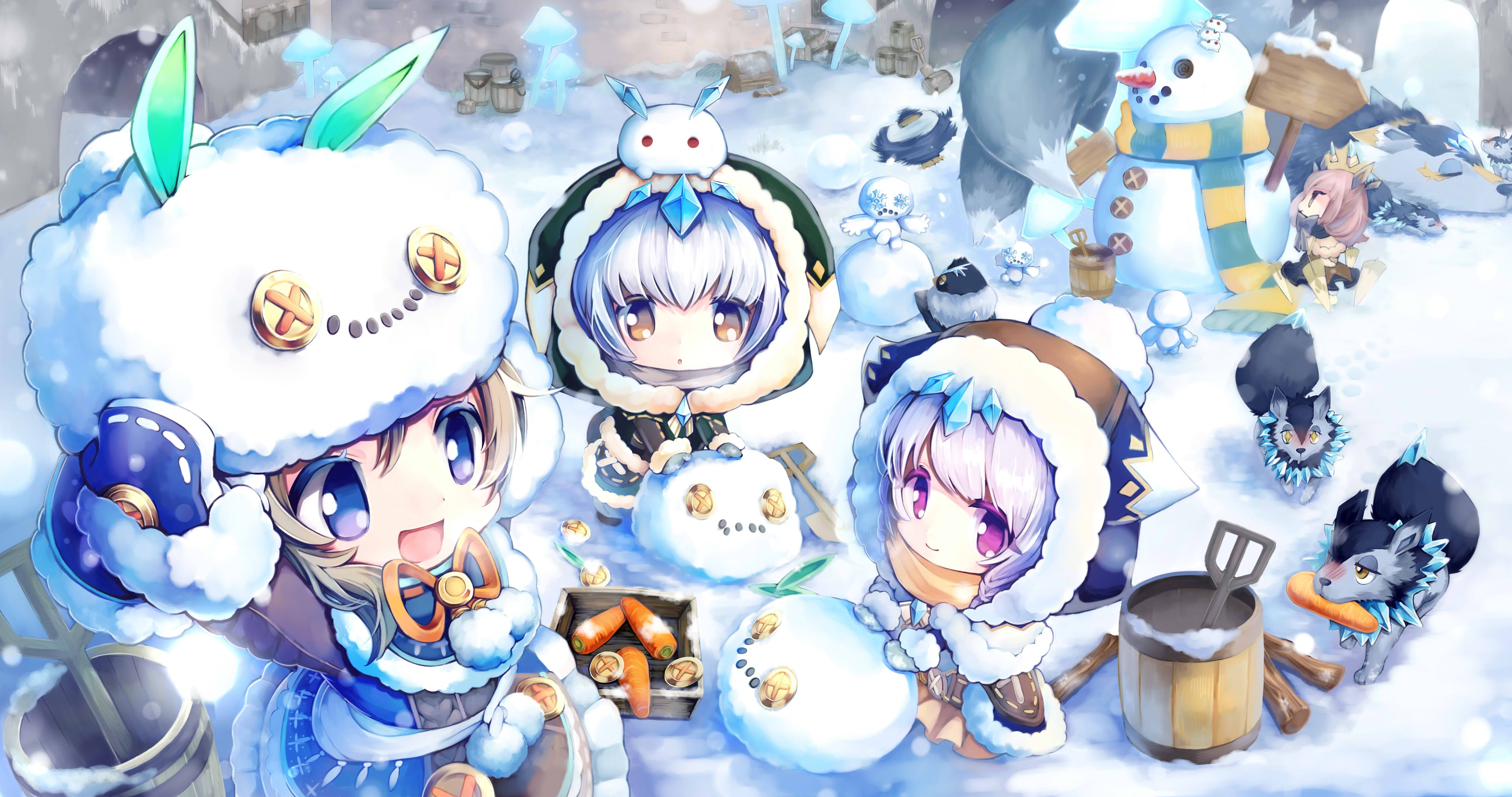 Anime Chibi Girl Wallpapers Wallpaper Cave