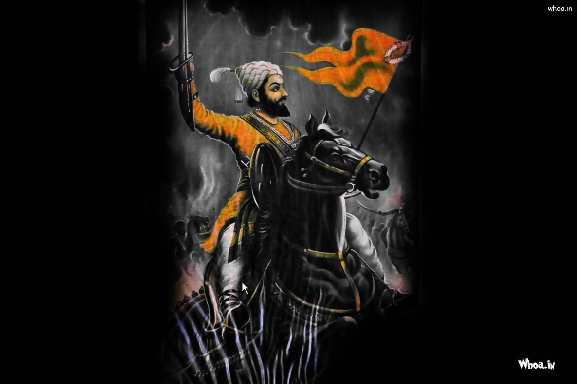 Shivaji Maharaj Black Wallpapers Wallpaper Cave