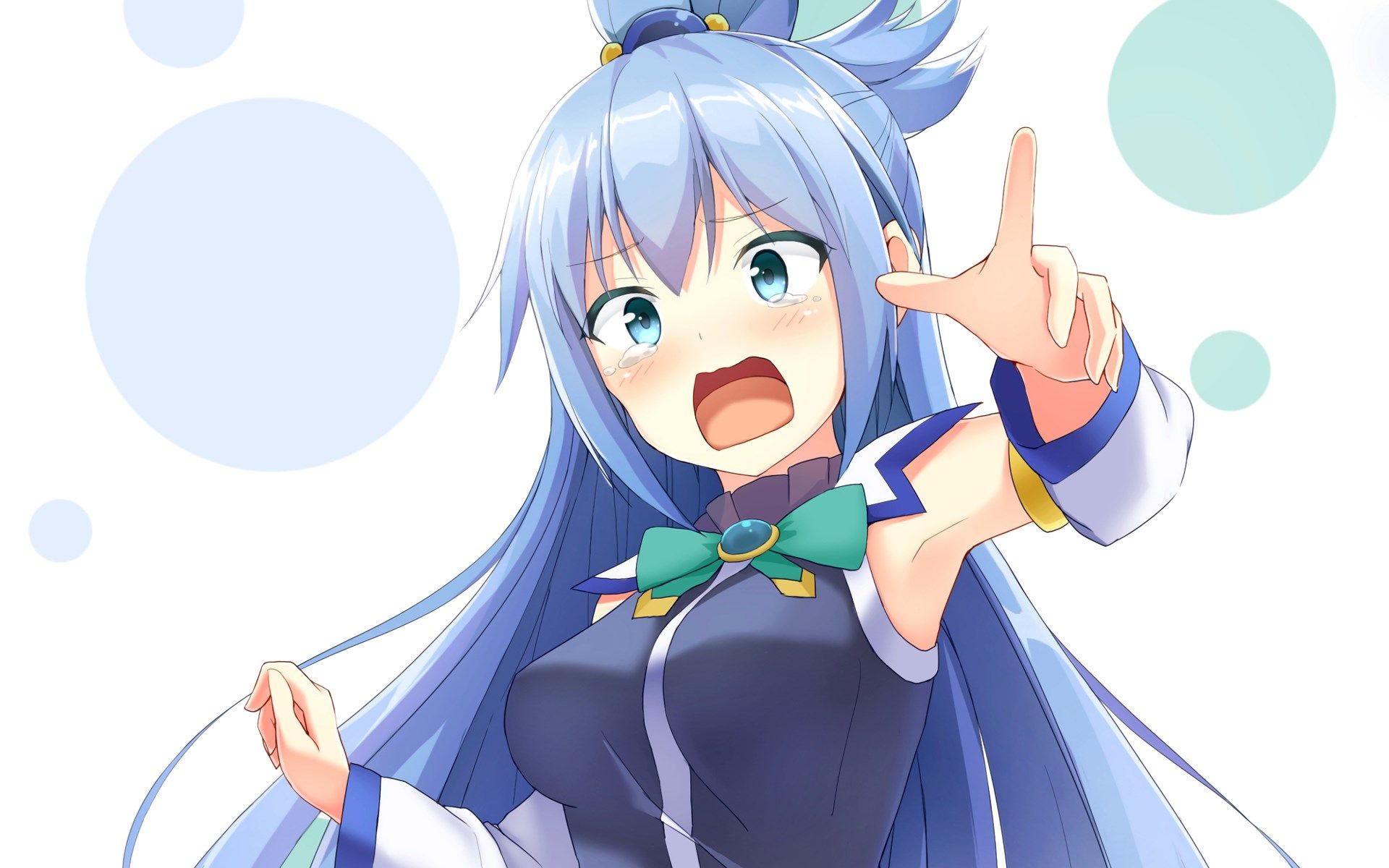 Konosuba Aqua Desktop Wallpapers Wallpaper Cave