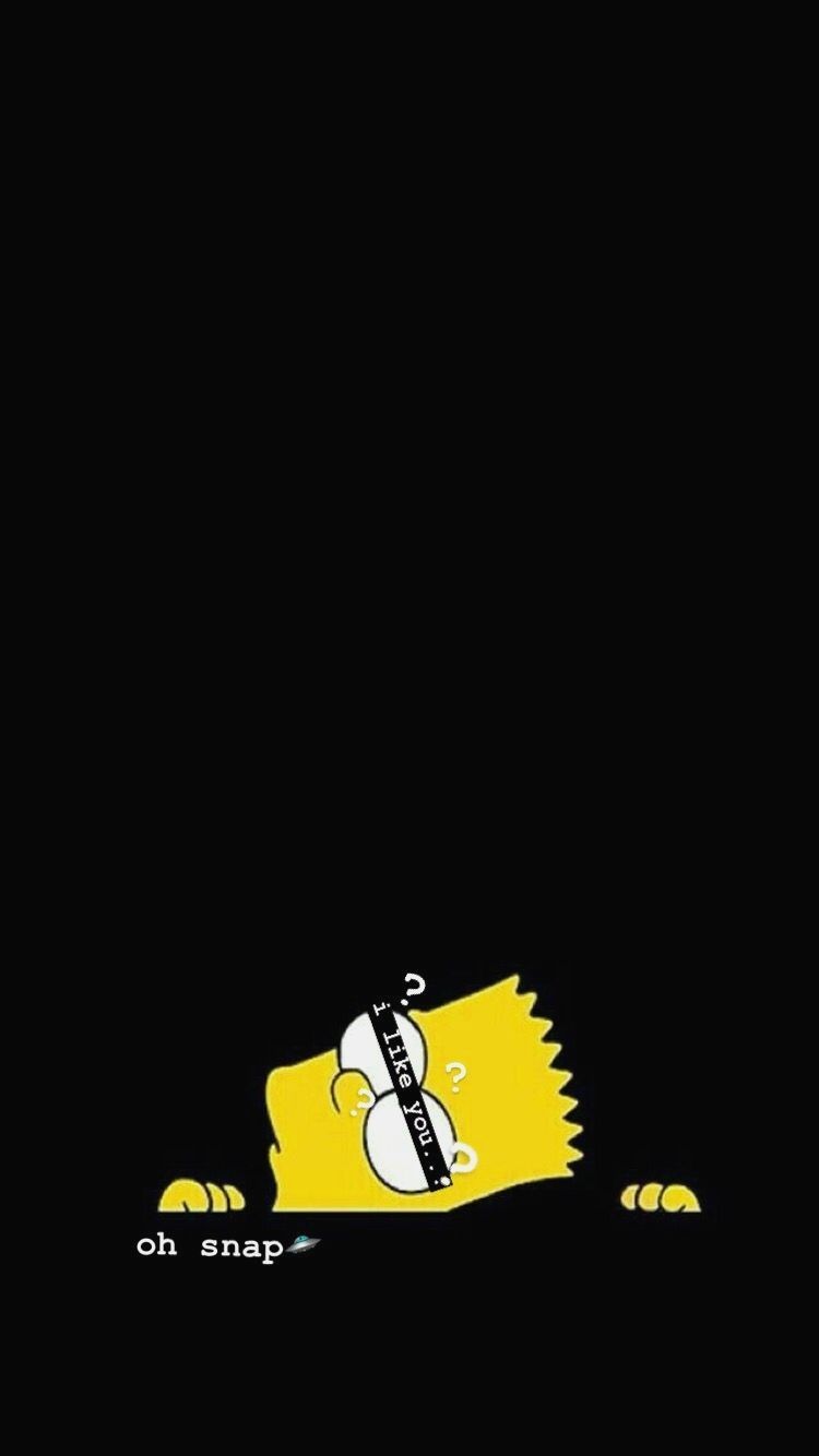 Black Cartoon iPhone Wallpapers Wallpaper Cave
