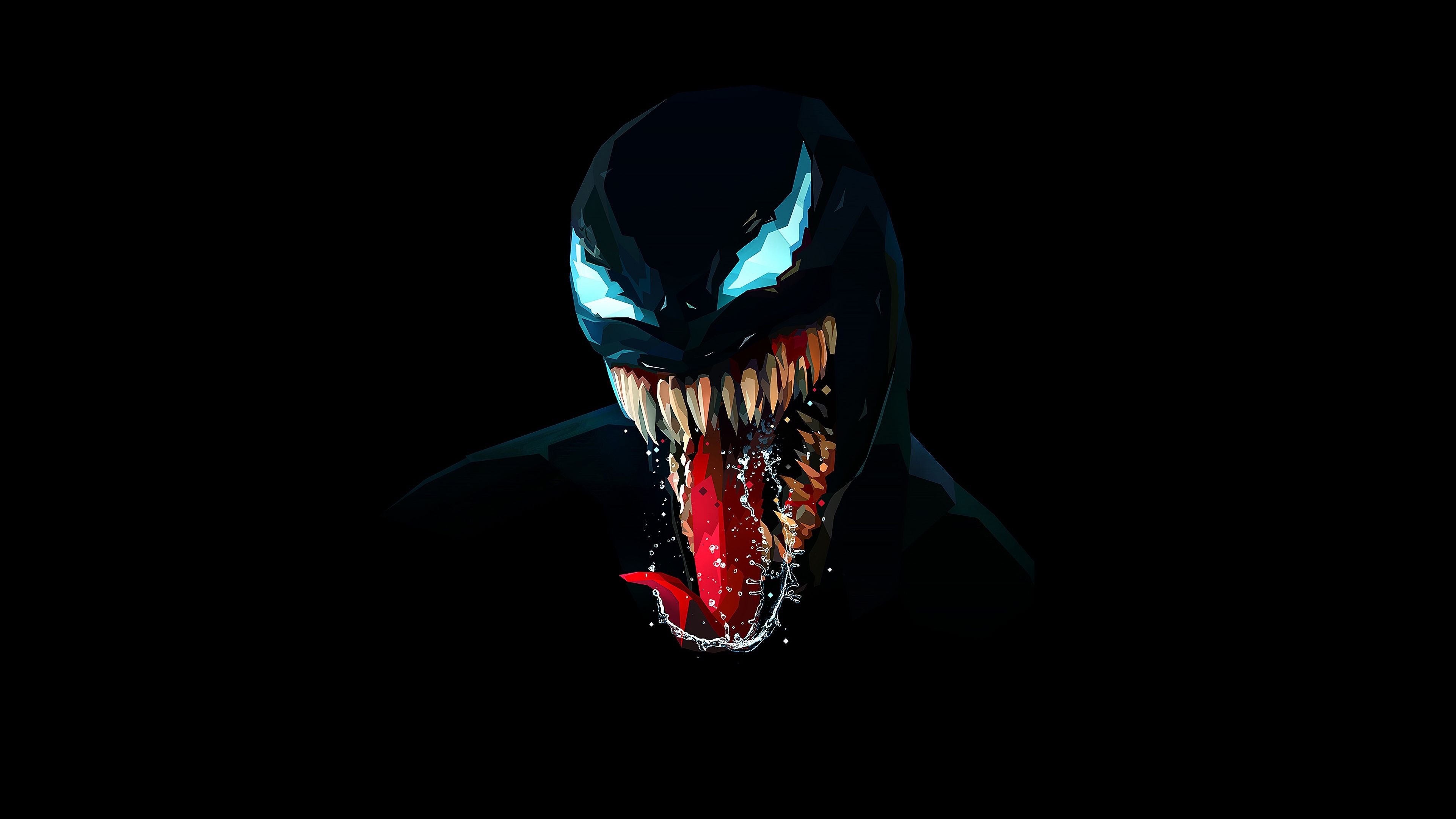 Venom Minimalist Art Wallpapers Wallpaper Cave
