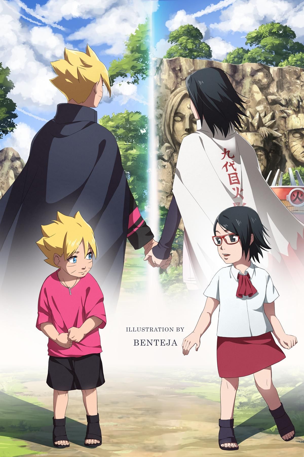 Boruto And Sarada Wallpapers Wallpaper Cave