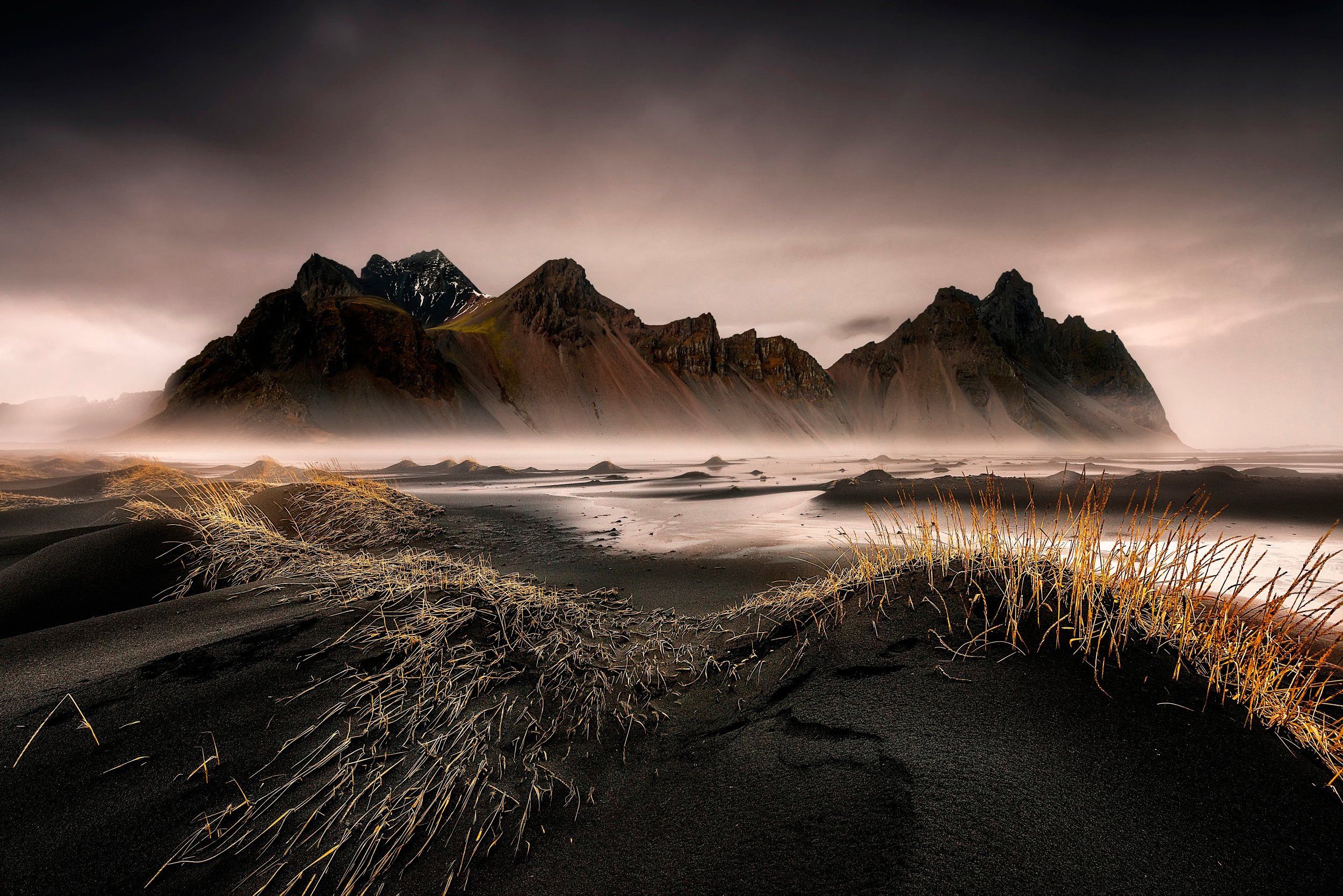 Black Sand Beach Iceland Wallpapers Wallpaper Cave