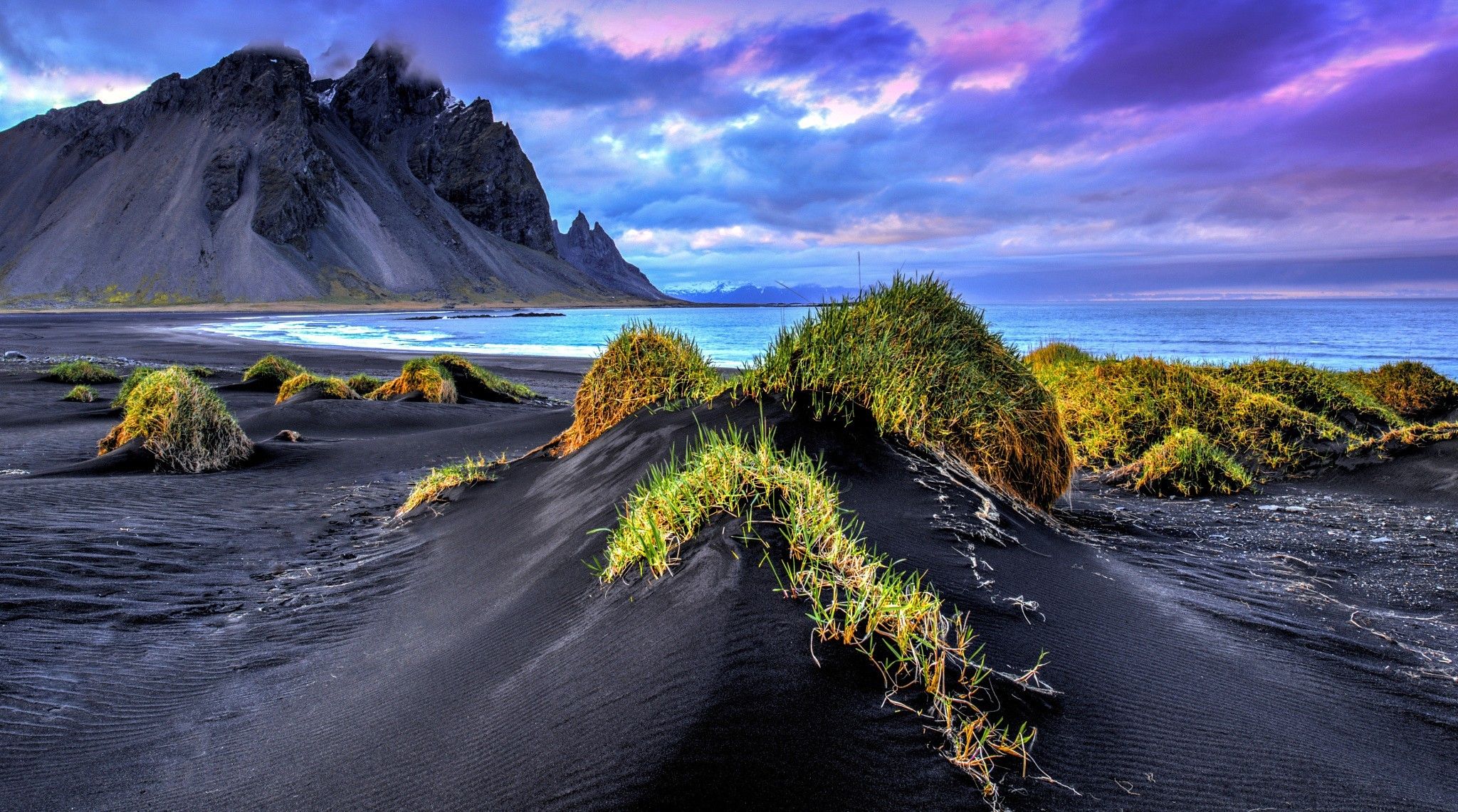 Black Sand Beach Iceland Wallpapers Wallpaper Cave