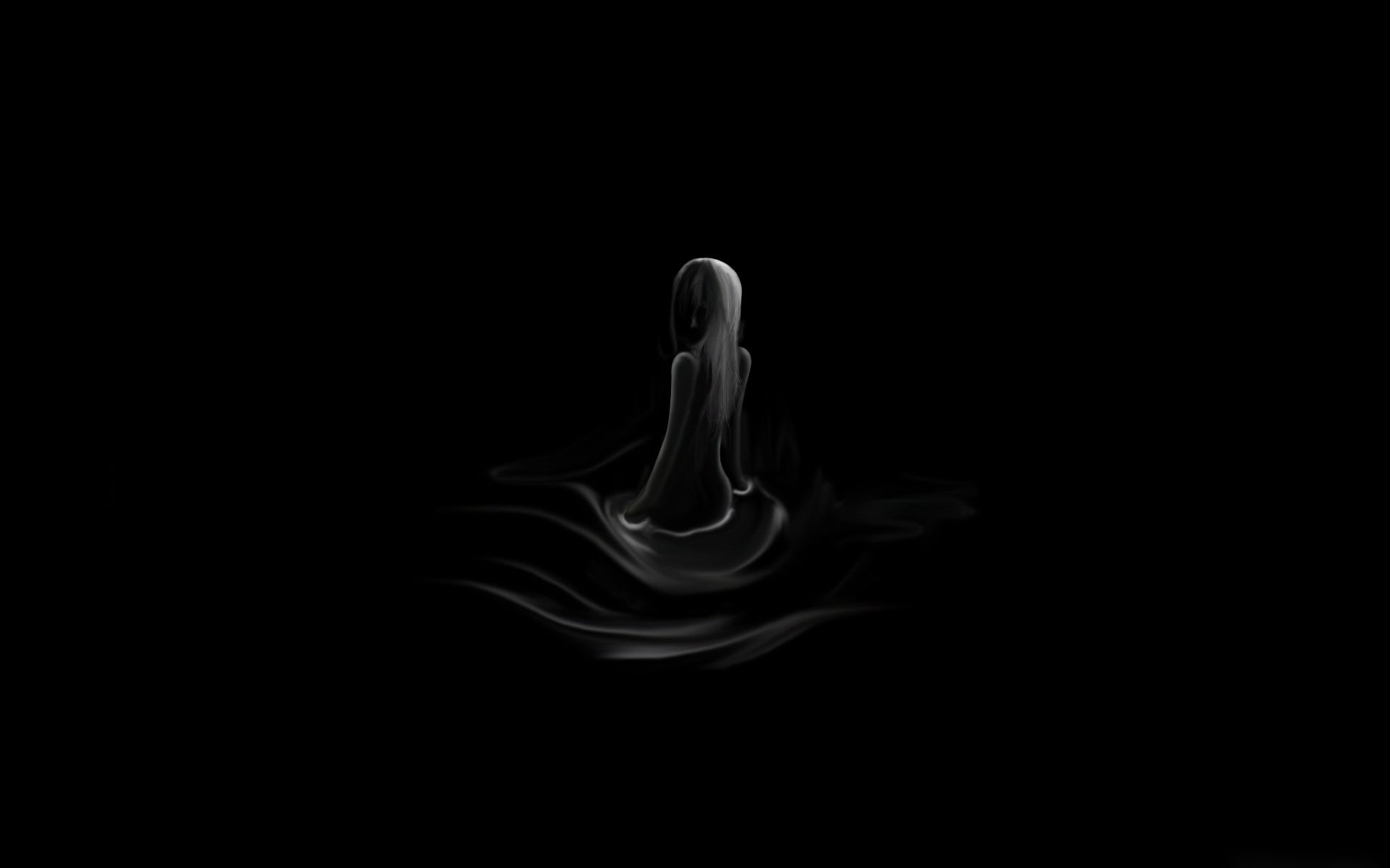 Women Silhouette Black And White Wallpapers Wallpaper Cave