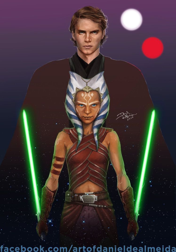 Ahsoka And Anakin Wallpapers Wallpaper Cave