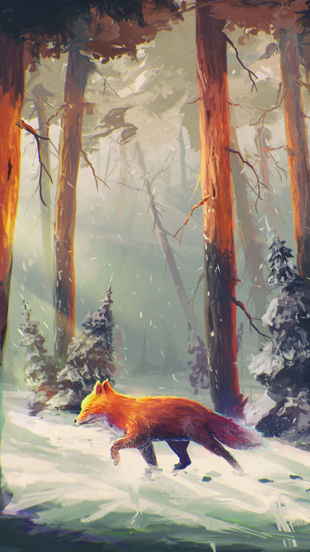 Cute Fox Phone Wallpapers Wallpaper Cave