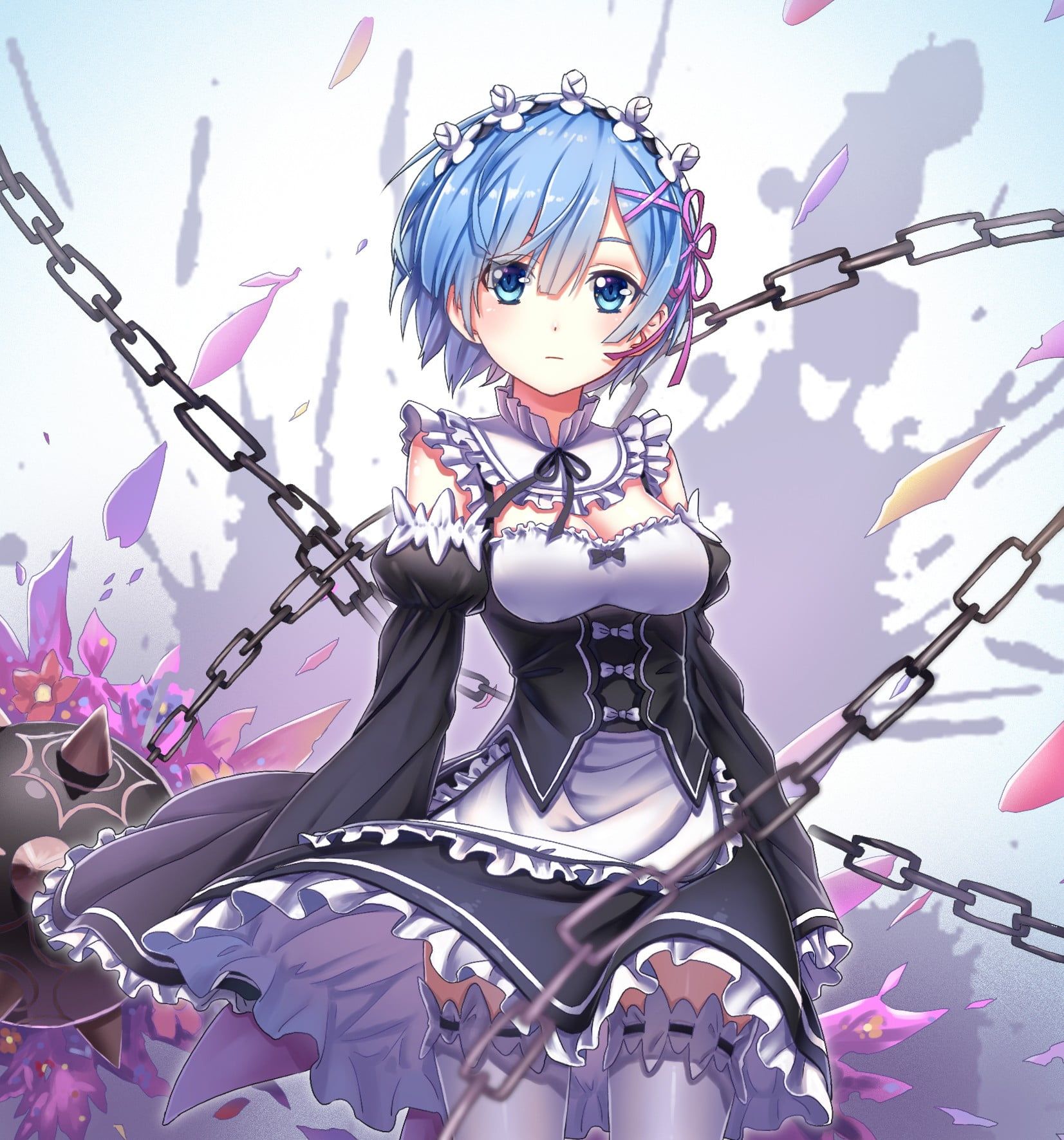 Rem Anime Cute Wallpapers Wallpaper Cave