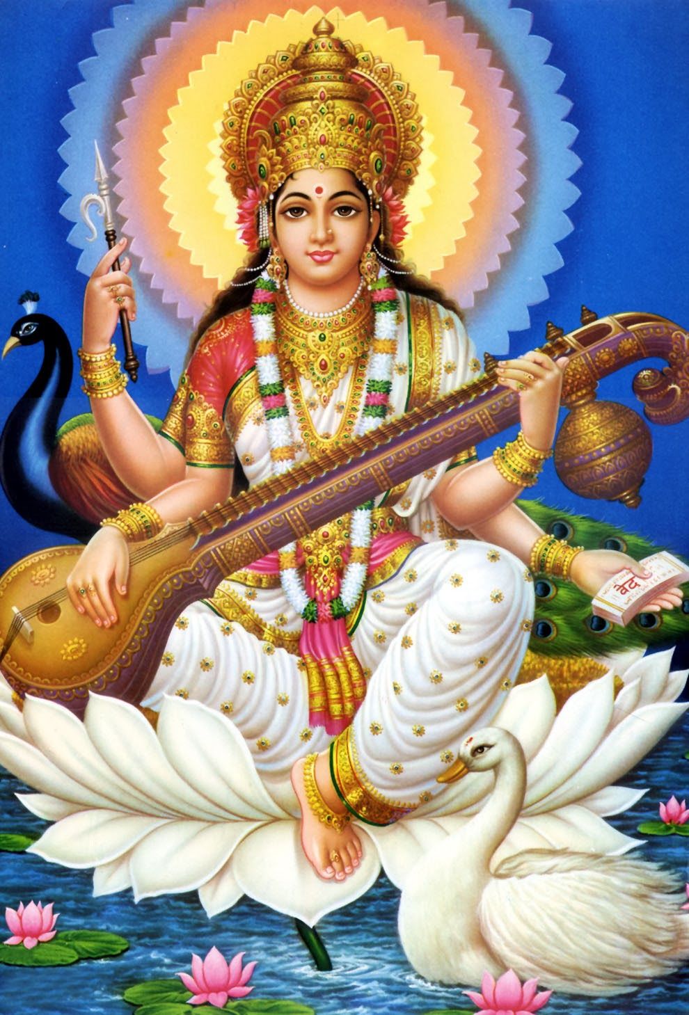 Saraswati Mata Wallpapers Wallpaper Cave