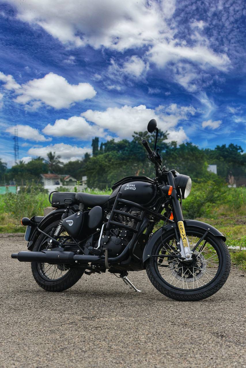 Black Royal Enfield Wallpapers Wallpaper Cave