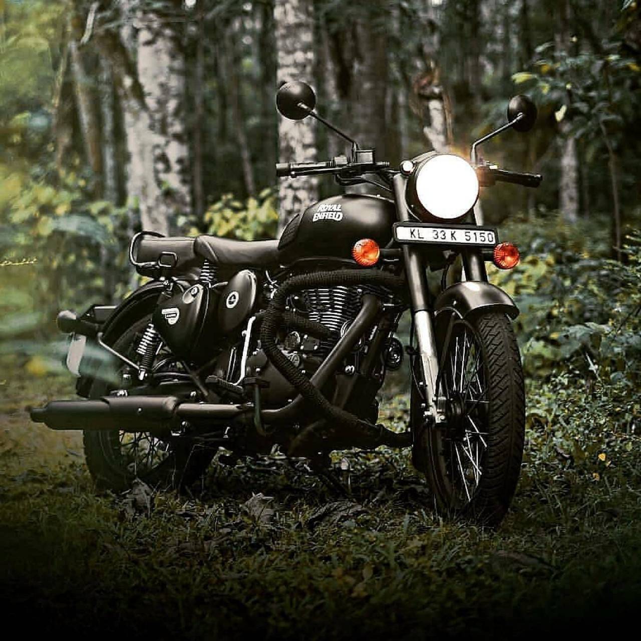 Black Royal Enfield Wallpapers Wallpaper Cave