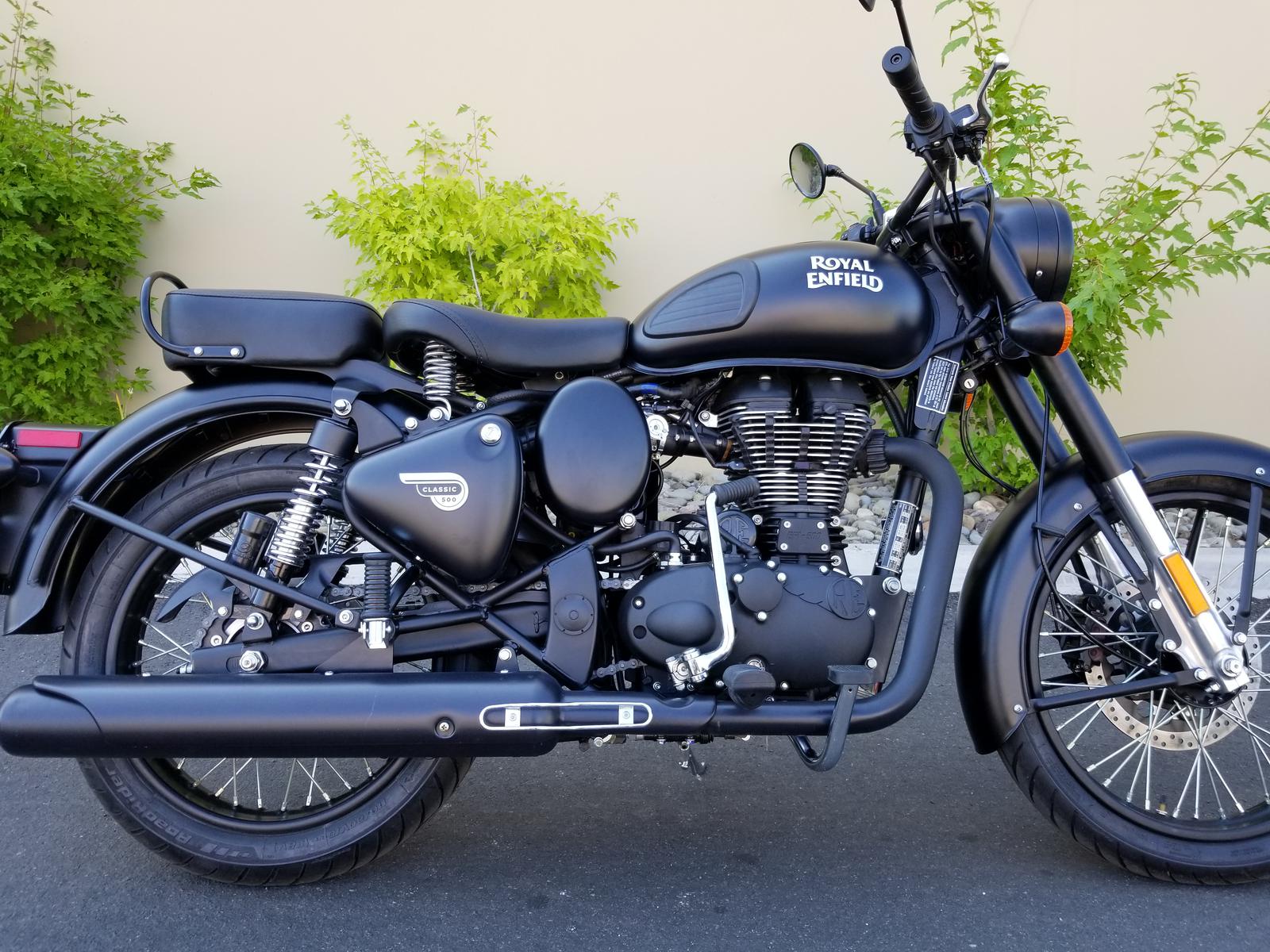 Black Royal Enfield HD Wallpaper