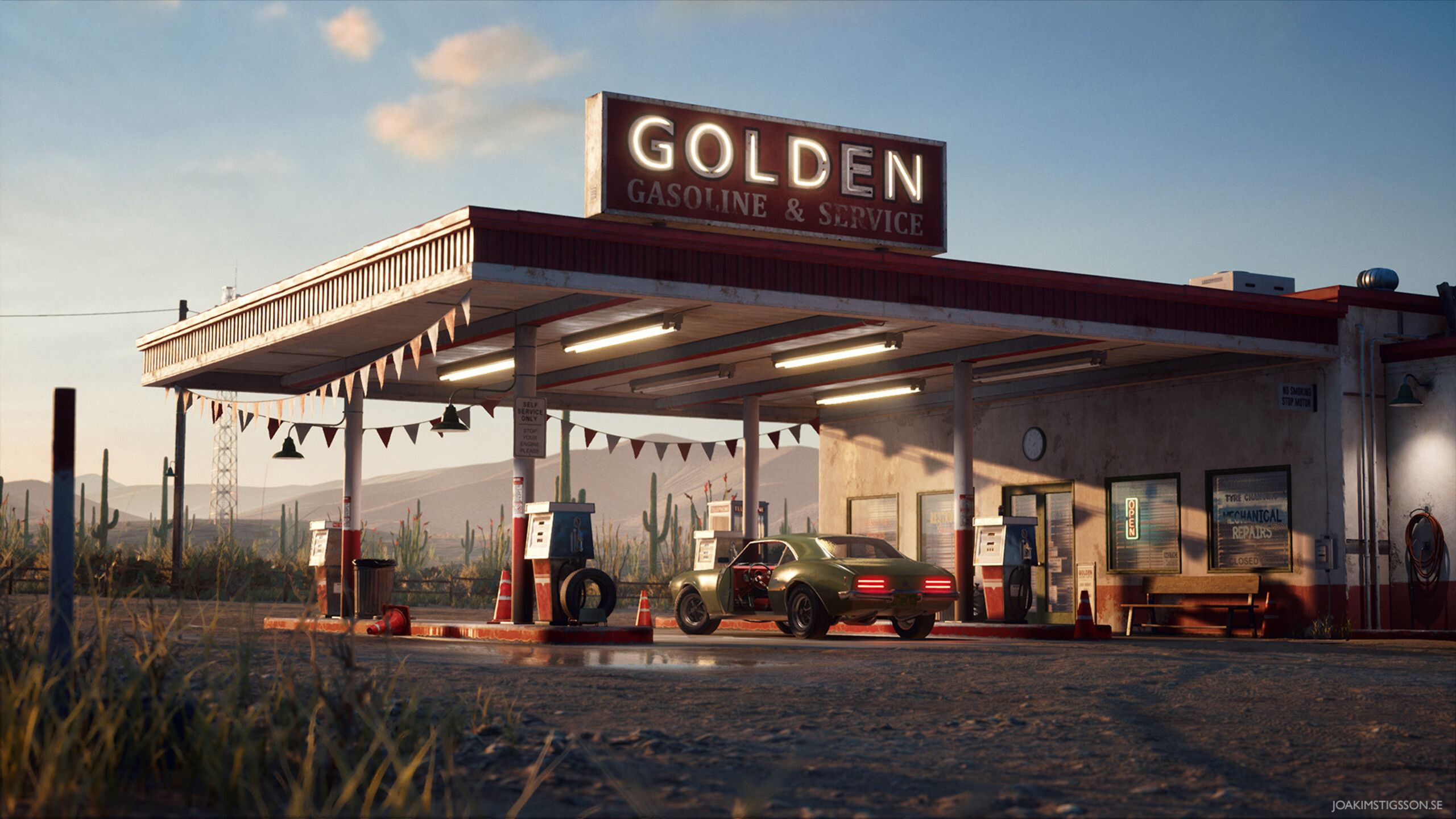 Gas Station Wallpapers Wallpaper Cave