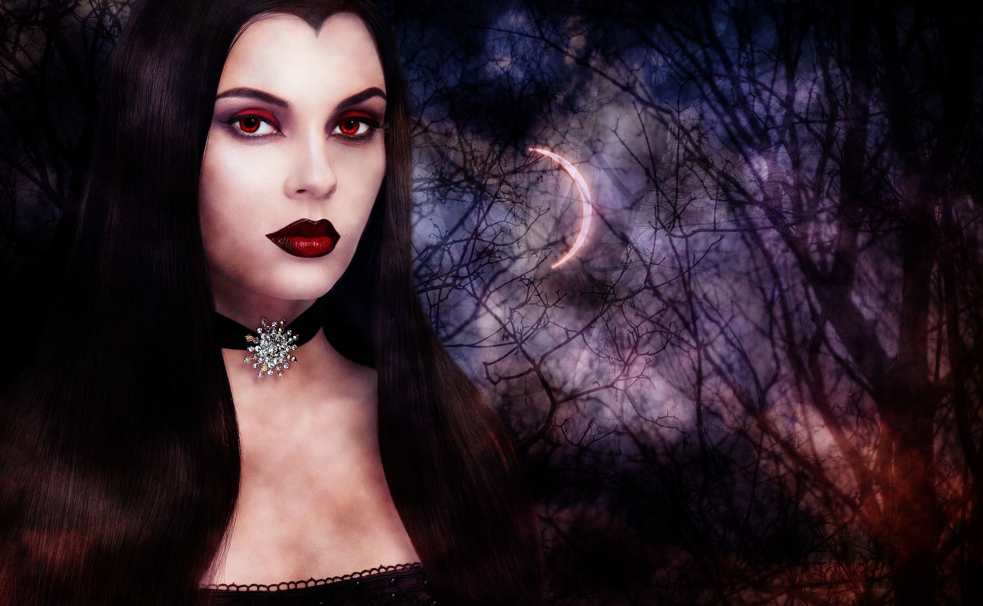 Vampire Girl Wallpapers Wallpaper Cave
