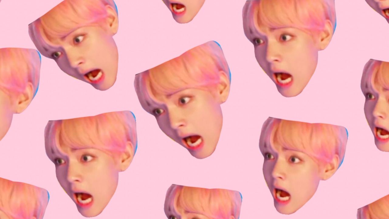 BTS Pink Aesthetic Desktop Wallpapers Wallpaper Cave
