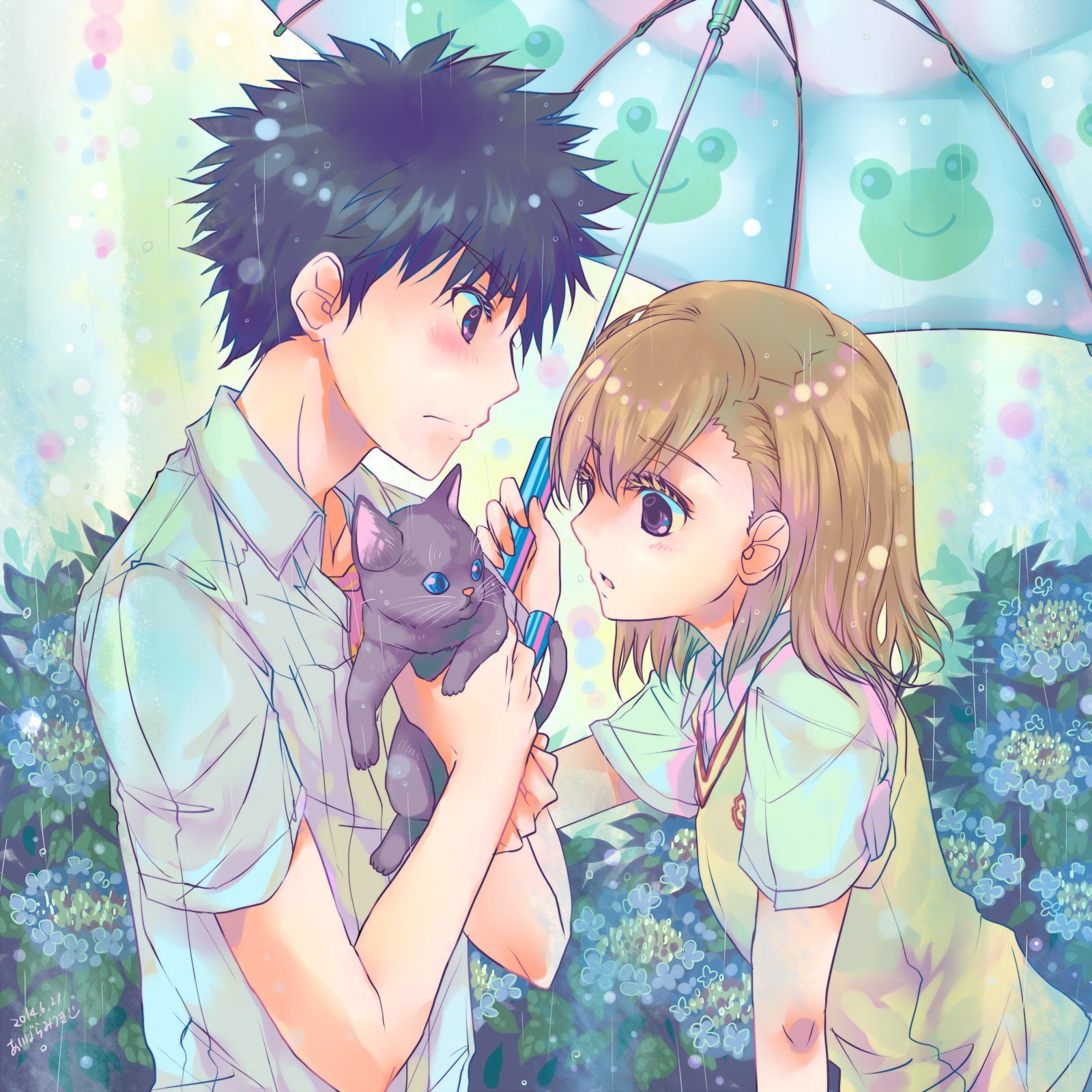 Cute Anime Boy And Girl Wallpapers Wallpaper Cave